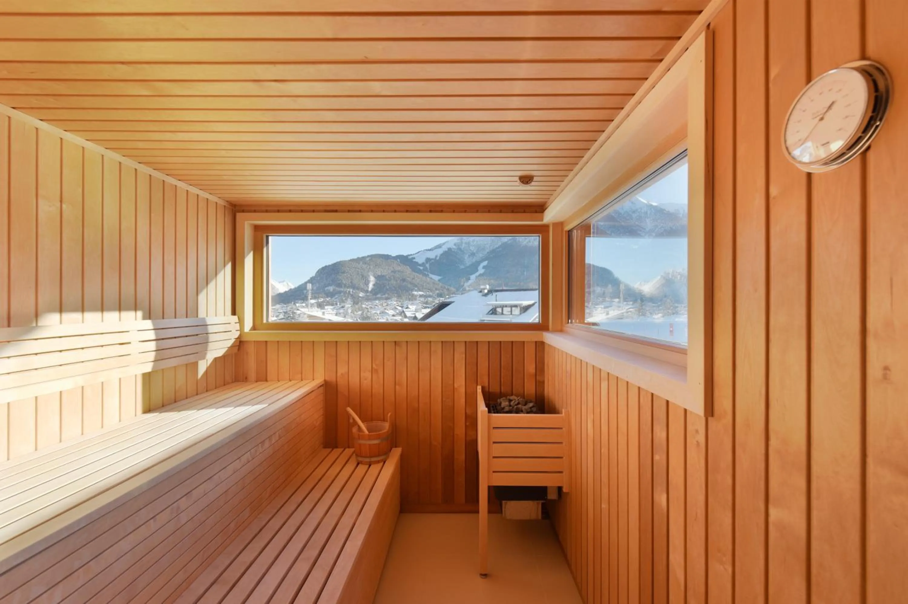 Sauna in Mountains Hotel