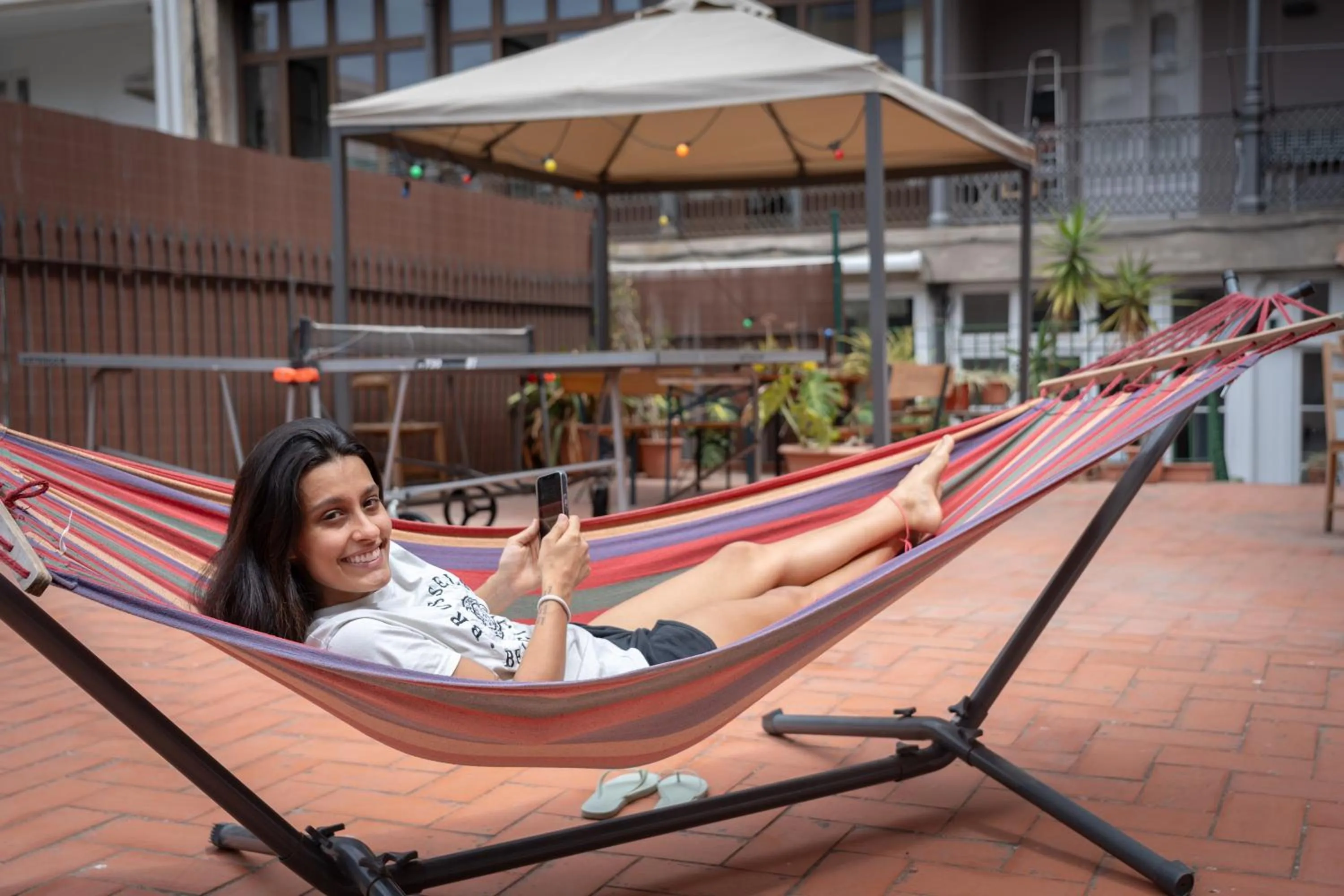 Patio in Soul Backpackers Barcelona