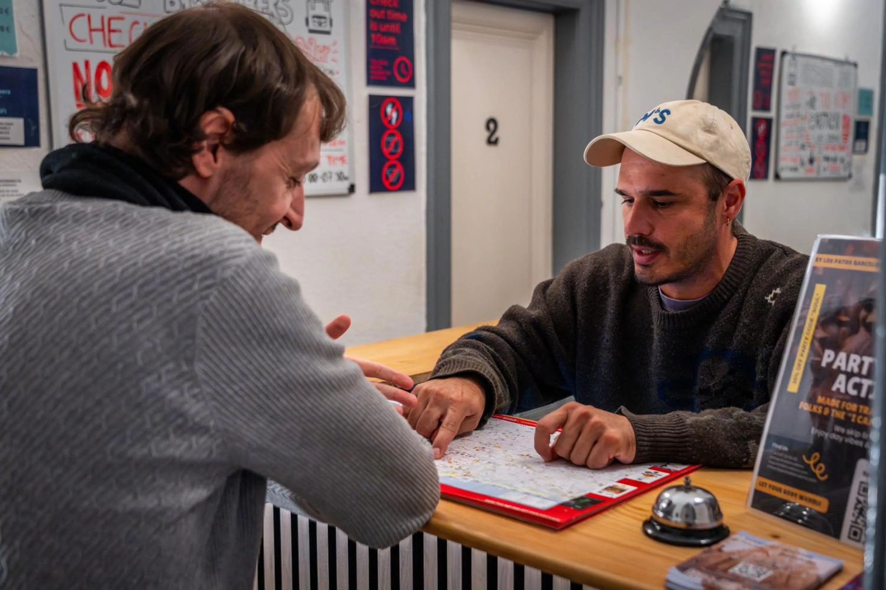 Lobby or reception in Soul Backpackers Barcelona