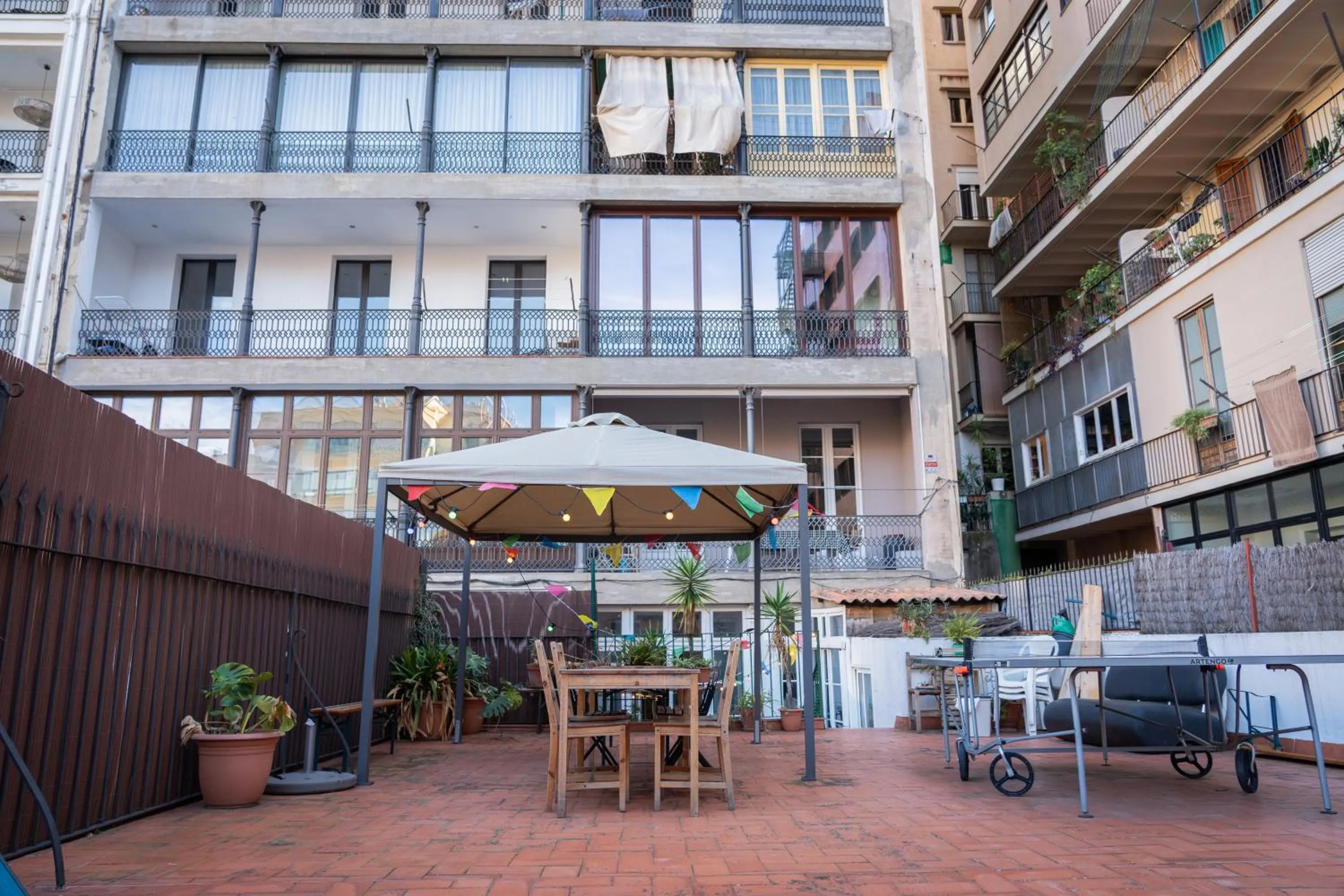 Patio in Soul Backpackers Barcelona