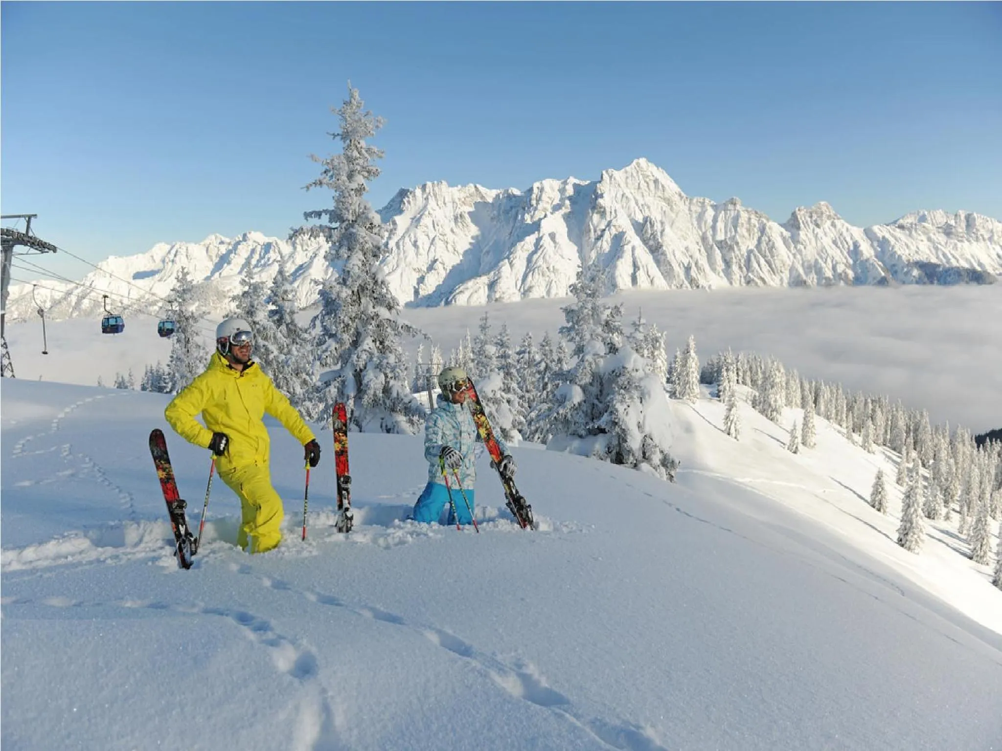 Skiing in Hotel Leonhard