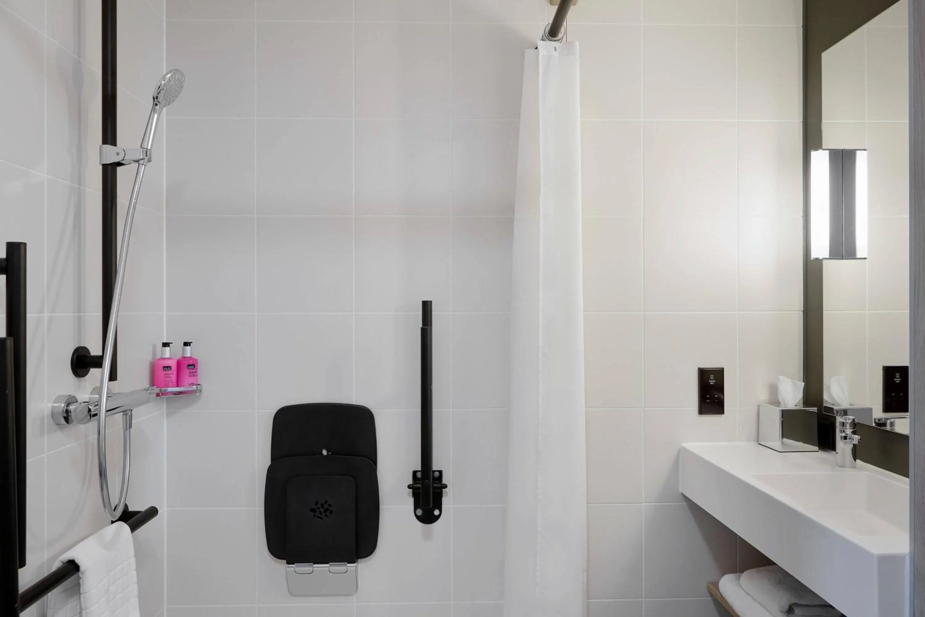 Bathroom in Moxy Edinburgh Fountainbridge