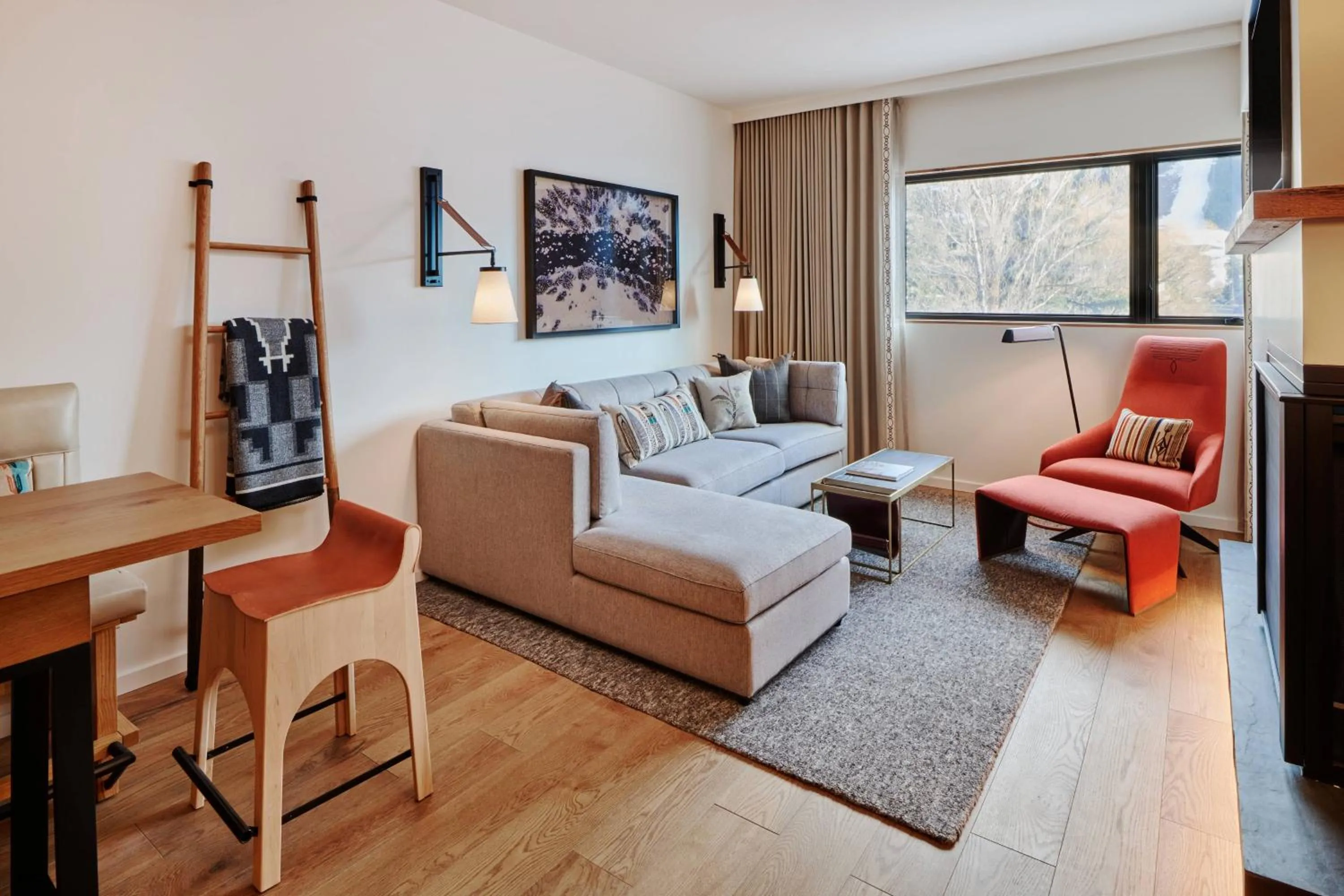 Living room in The Cloudveil, Autograph Collection