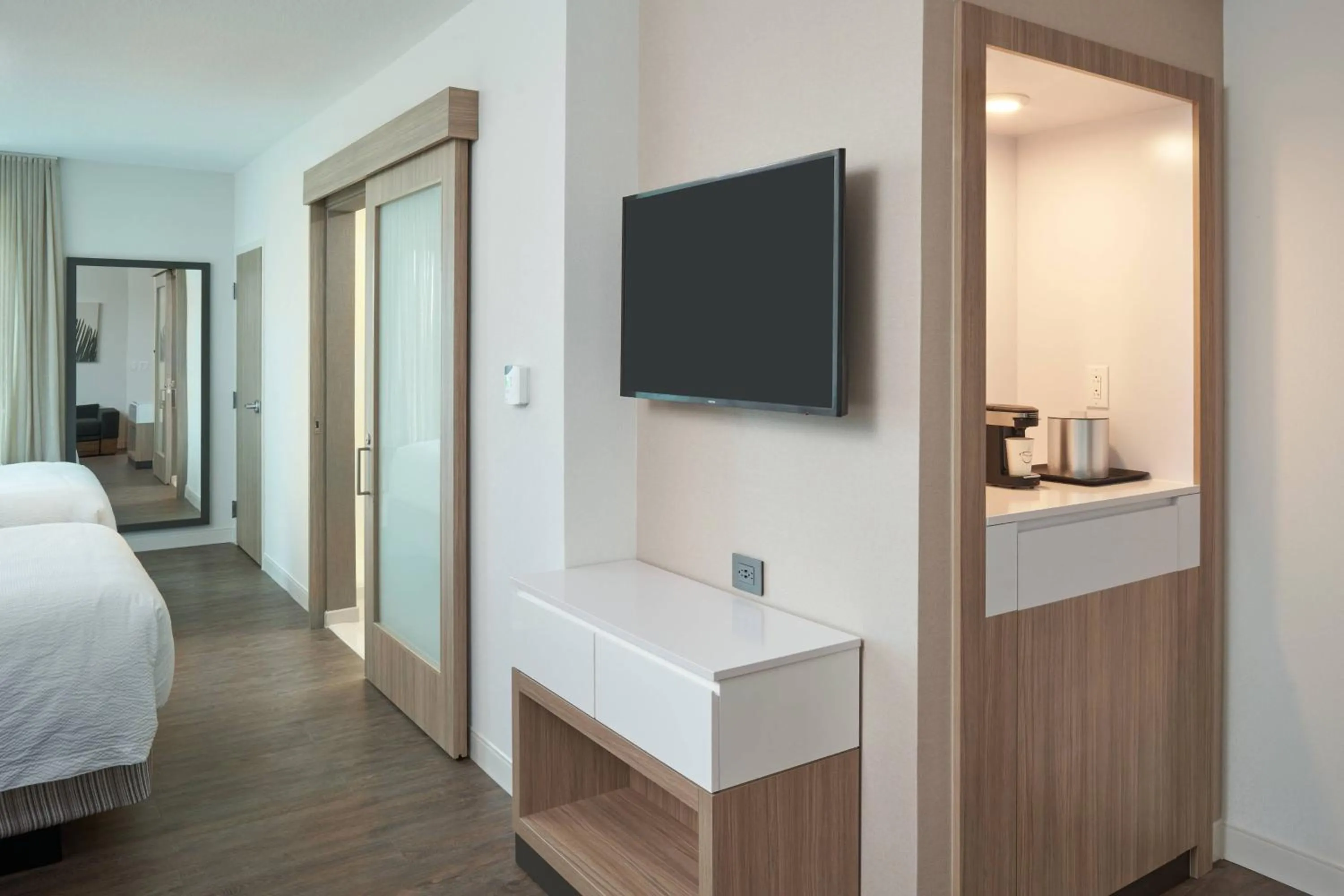 Photo of the whole room, Bed in SpringHill Suites by Marriott Orlando Lake Nona