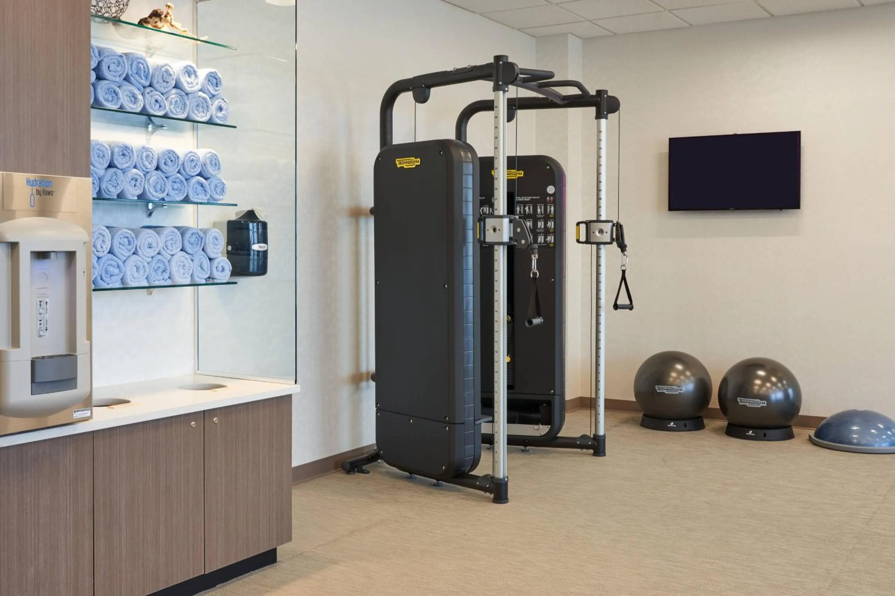 Fitness centre/facilities in SpringHill Suites by Marriott Orlando Lake Nona