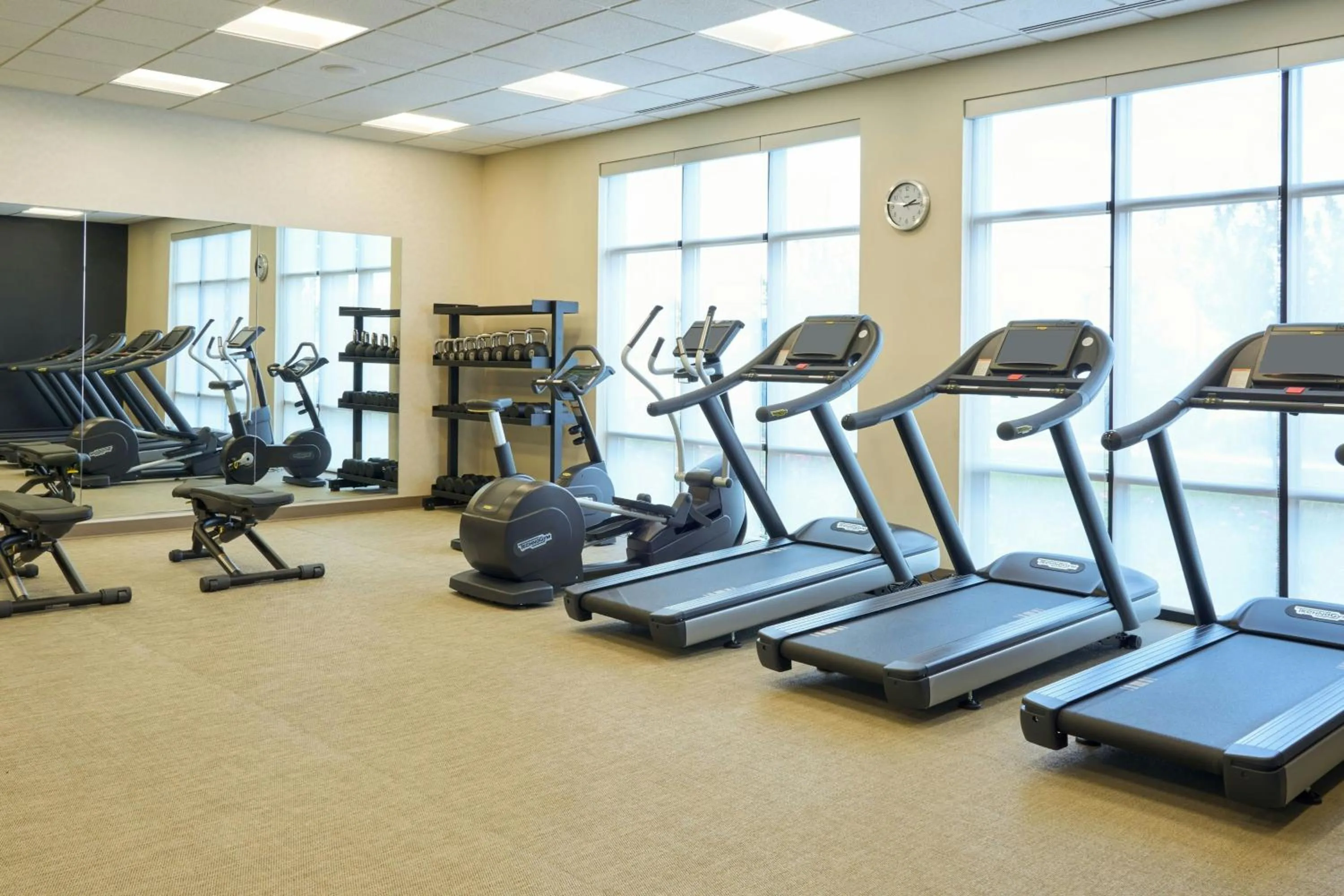 Fitness centre/facilities in SpringHill Suites by Marriott Orlando Lake Nona