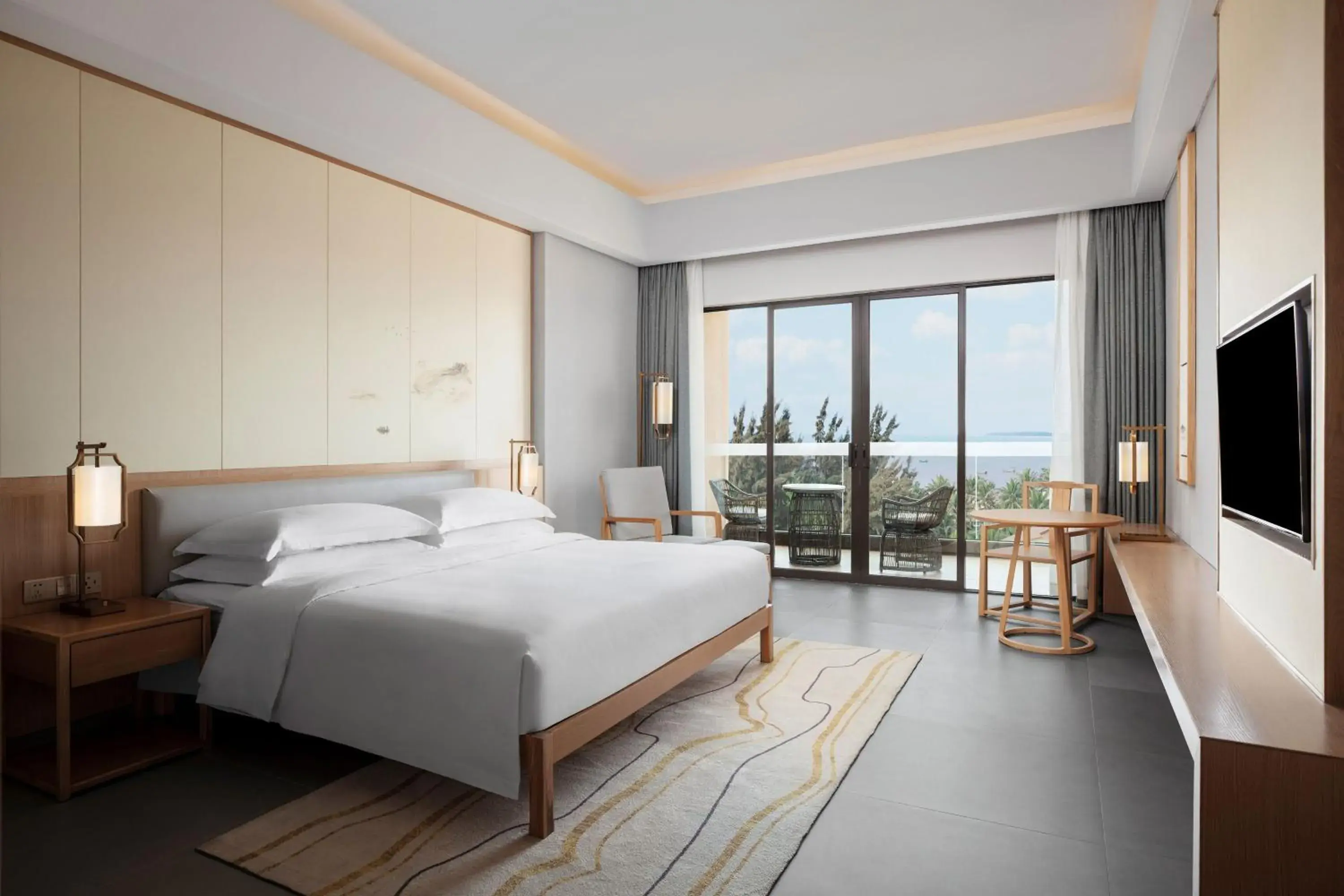 Sea view Guest room with 1 King, Balcony in Sheraton Maoming Romantic Beach Resort Sea view Guest room with 1 King, Balcony in Sheraton Maoming Romantic Beach Resort