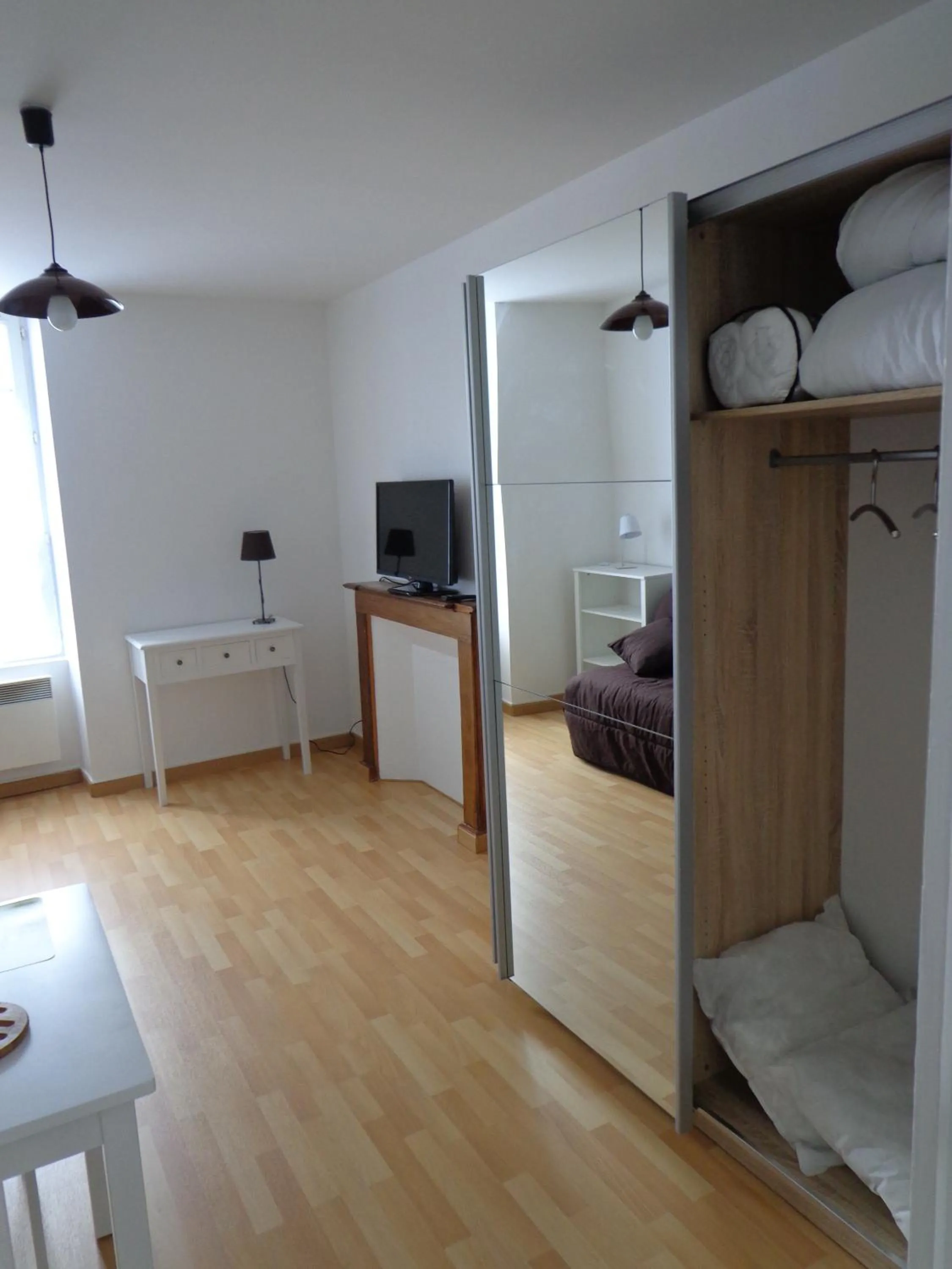 Bedroom, Bed in Appartement d'Hôtes