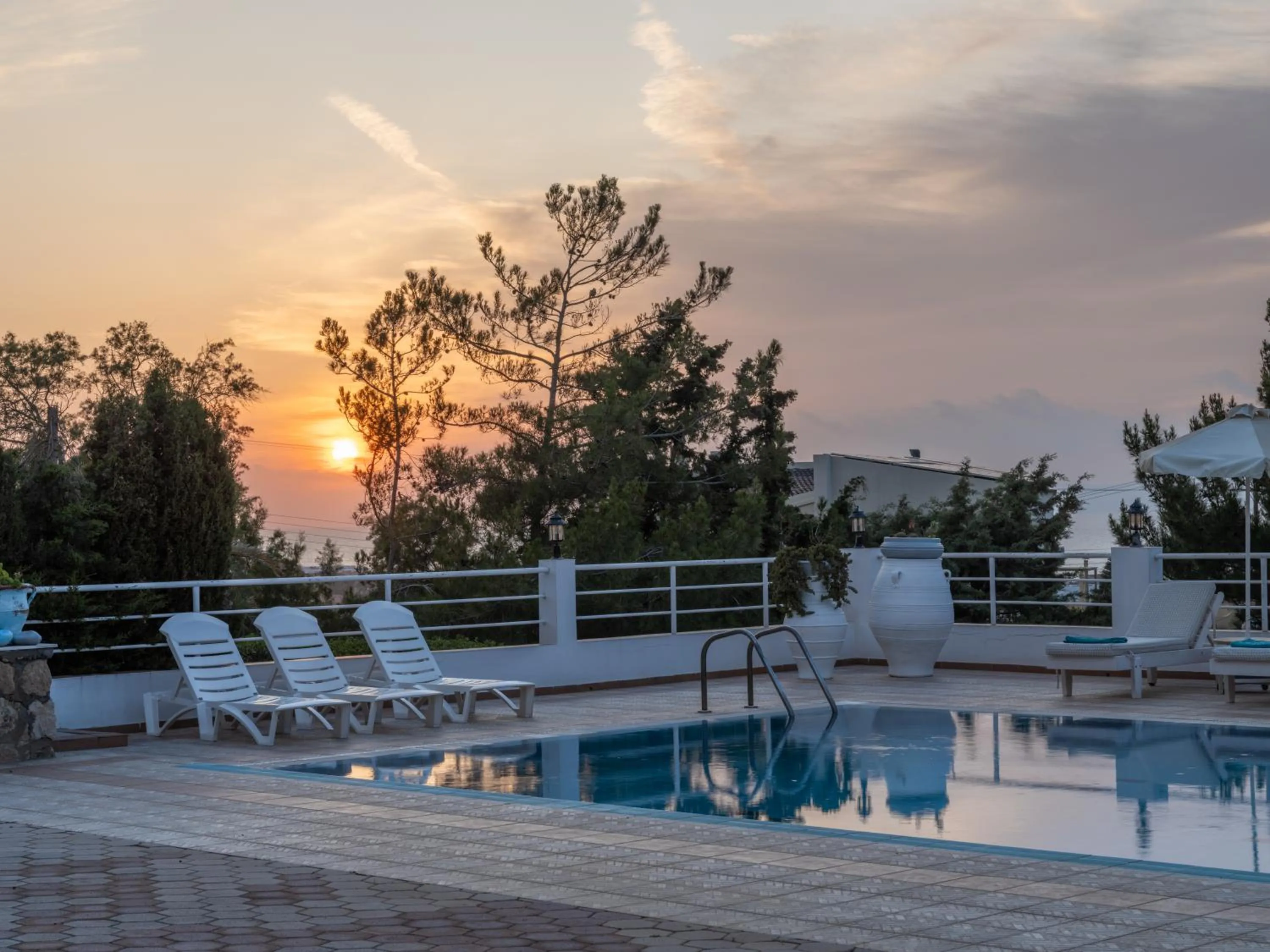 Swimming pool in Aegean Apartments