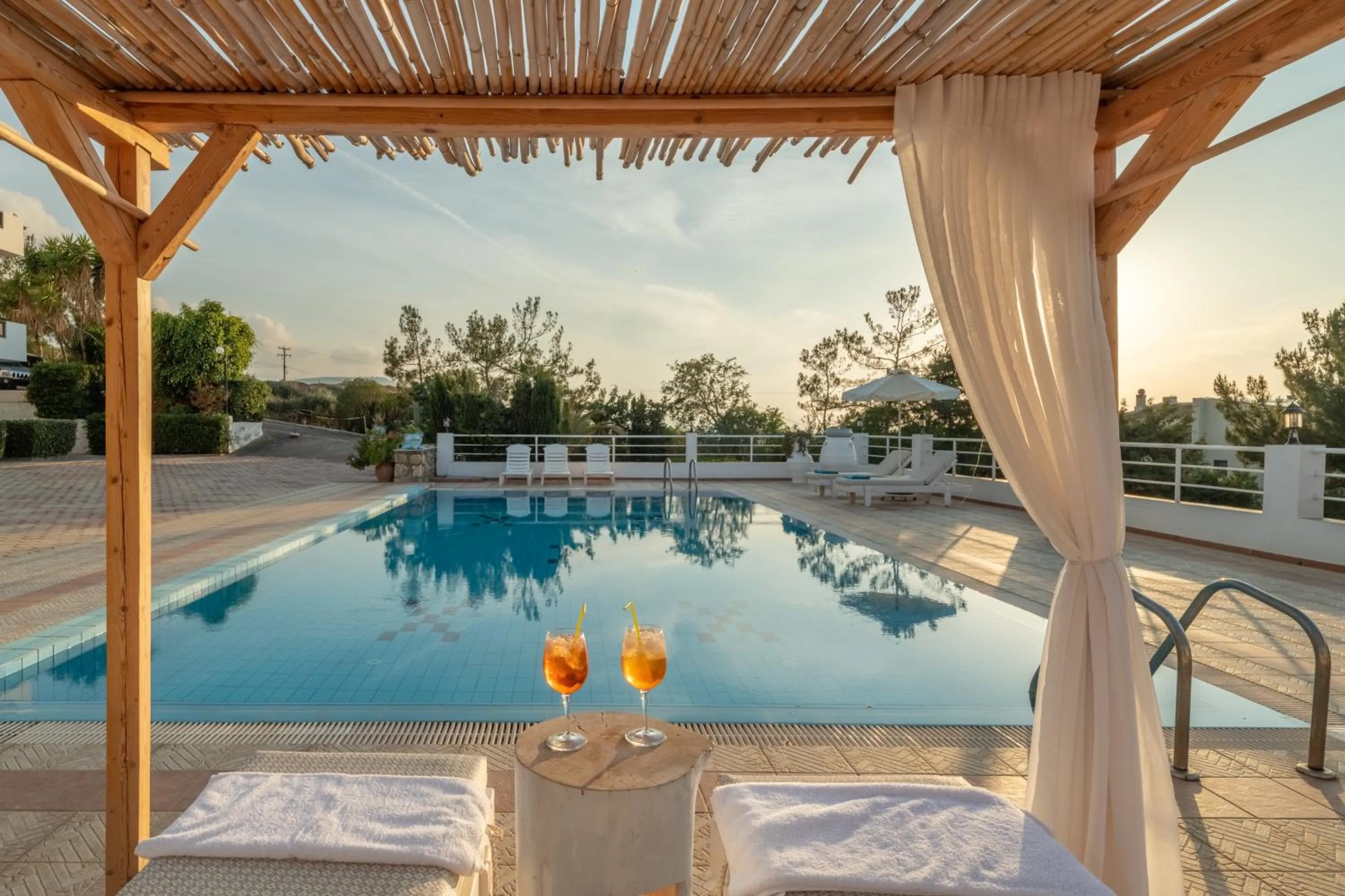 Swimming pool in Aegean Apartments