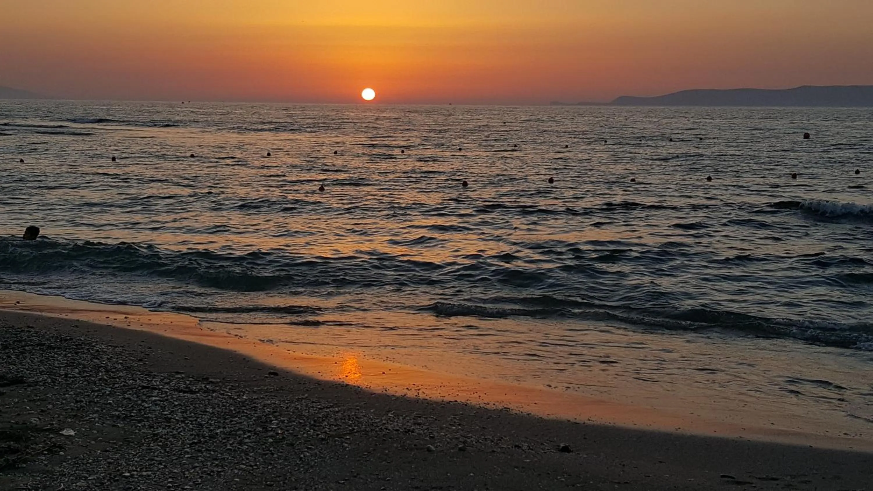 Sunset in Aegean Apartments