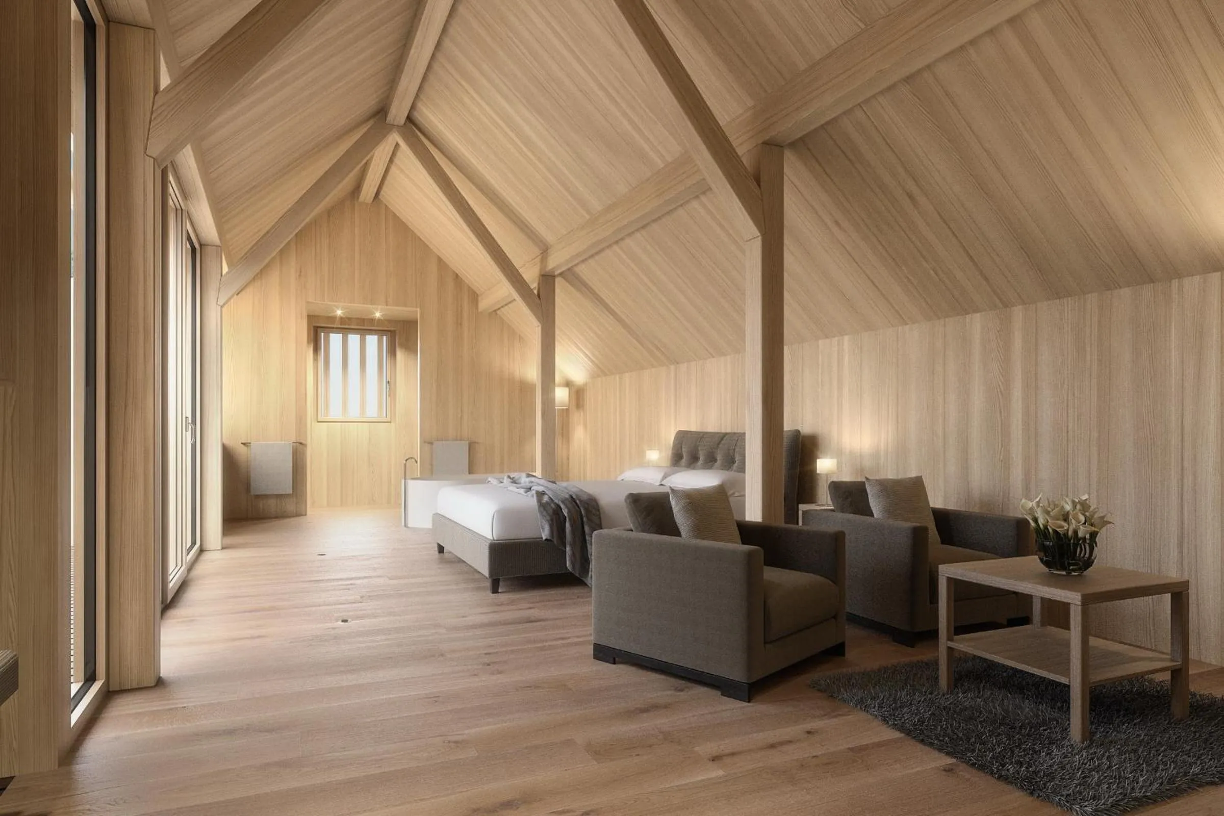 Living room, Bed in Hotel Restaurant Mohren