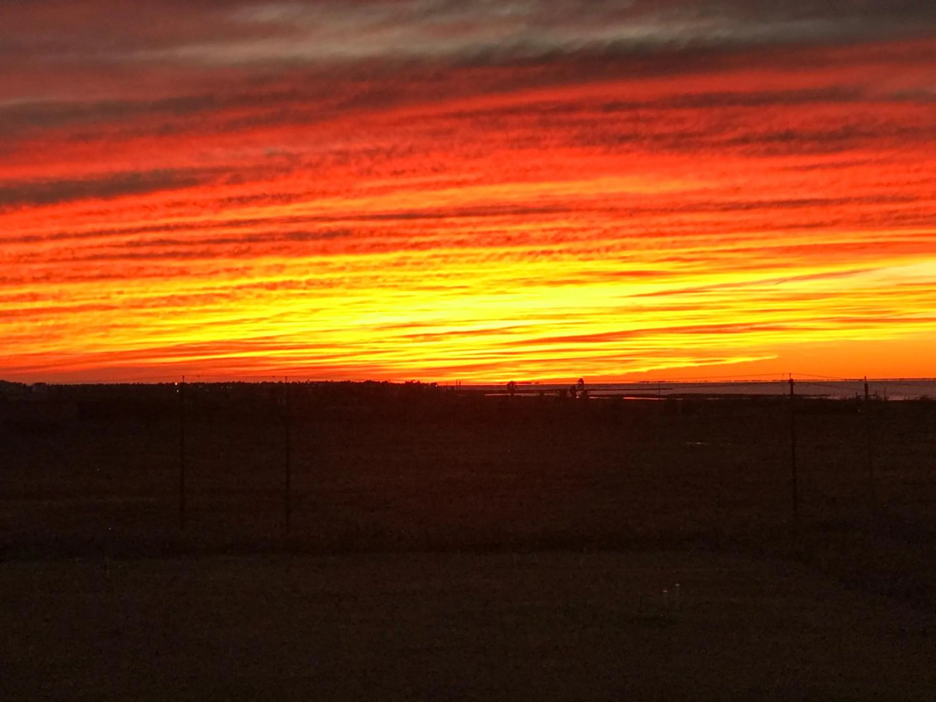 Sunset in Holiday Inn Club Vacation Galveston Seaside Resort