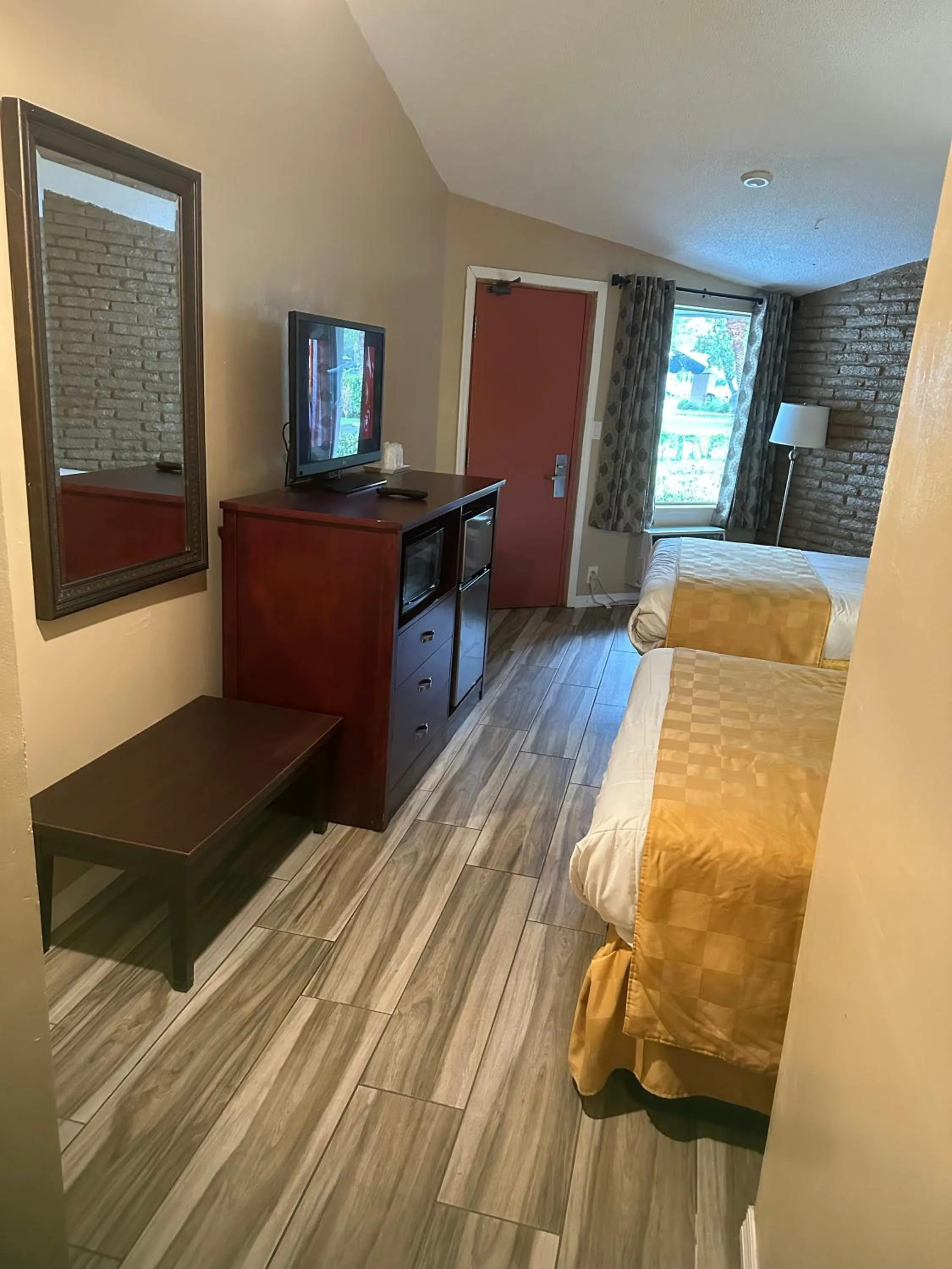 Bed in A-1 Budget Motel