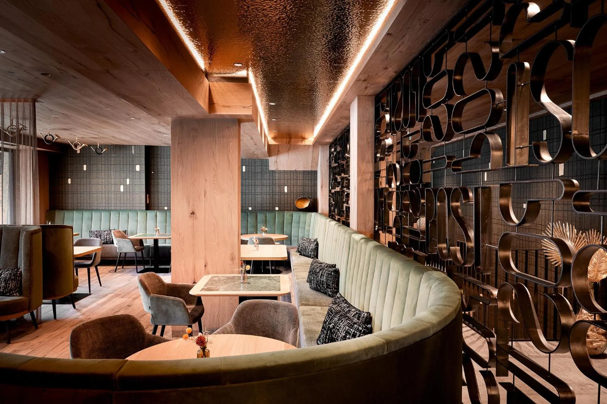 Seating area in Hotel Alte Post