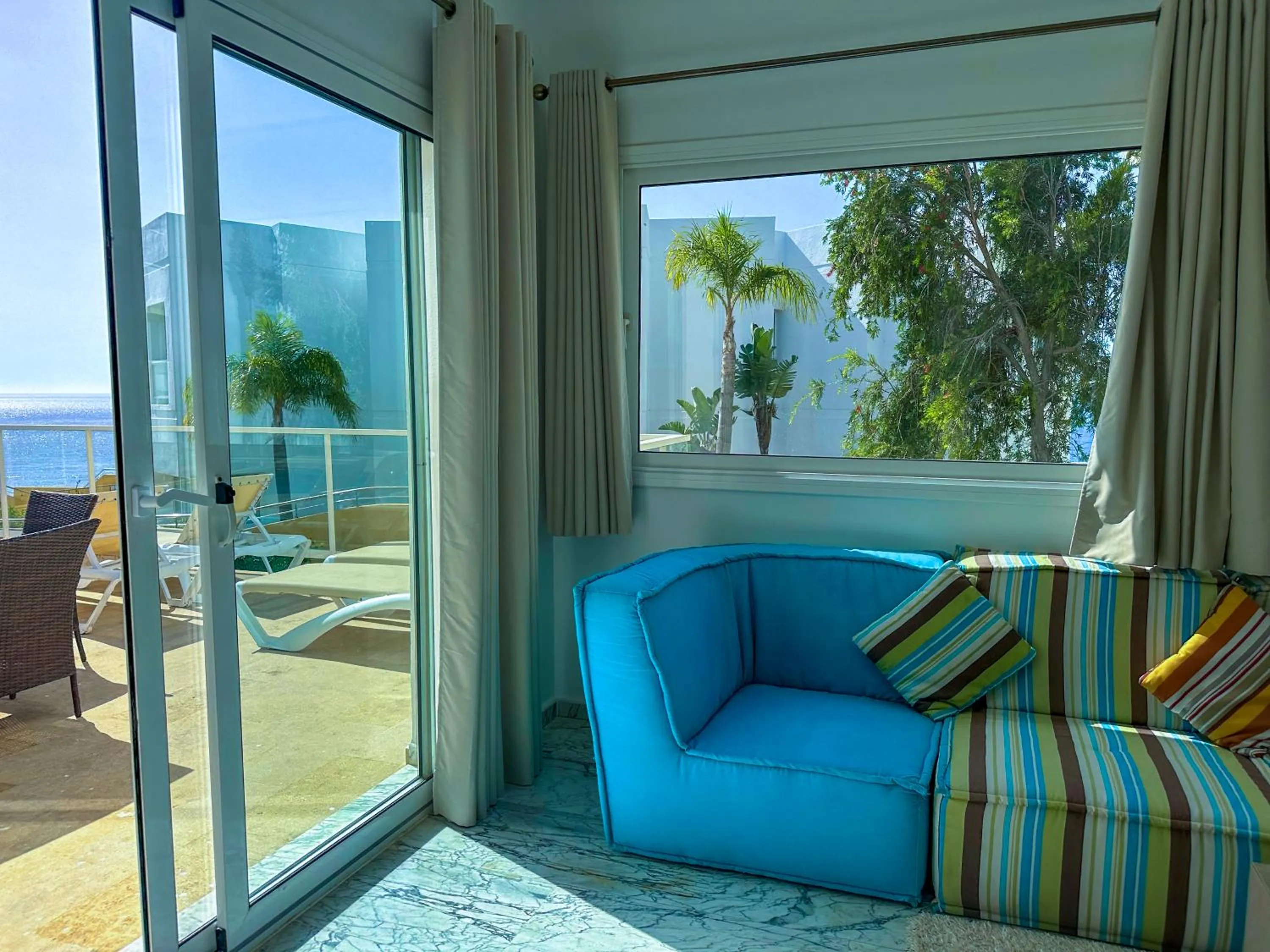 Living room in Hotel Farah Tanger