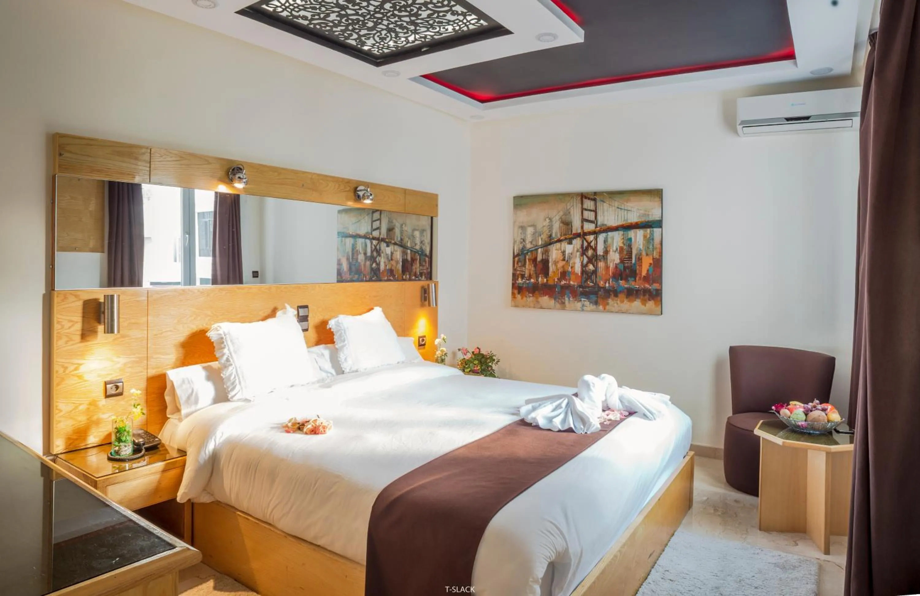 Bed in Hôtel Tanjah Flandria