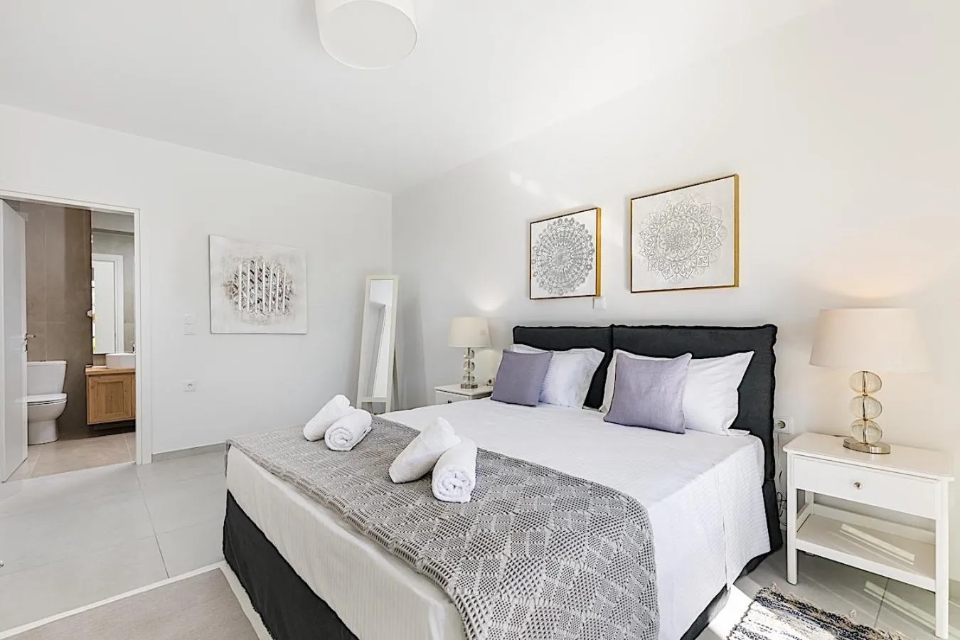 Bedroom in Villa Giem