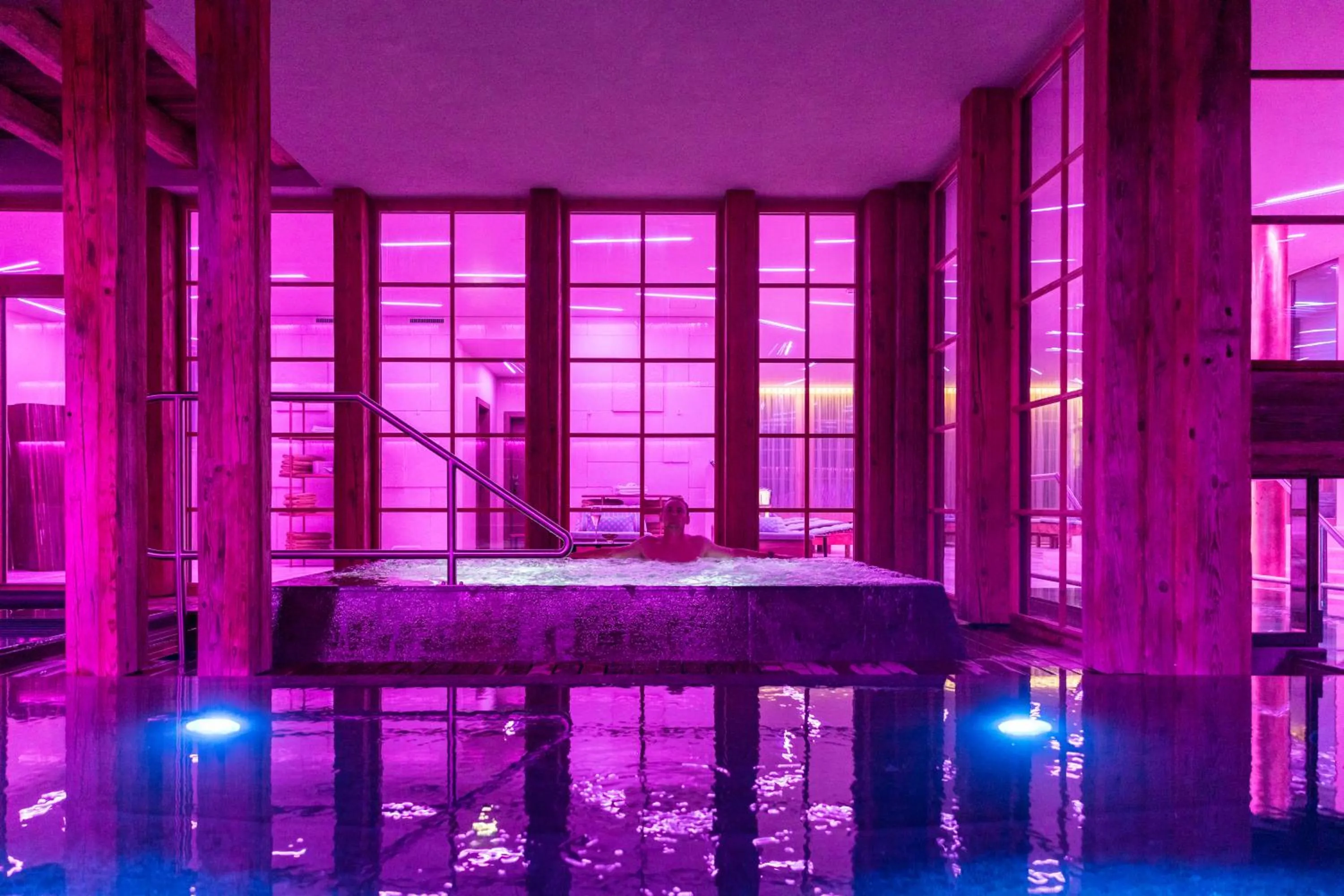 Hot Tub in Raffl's Tyrol Hotel