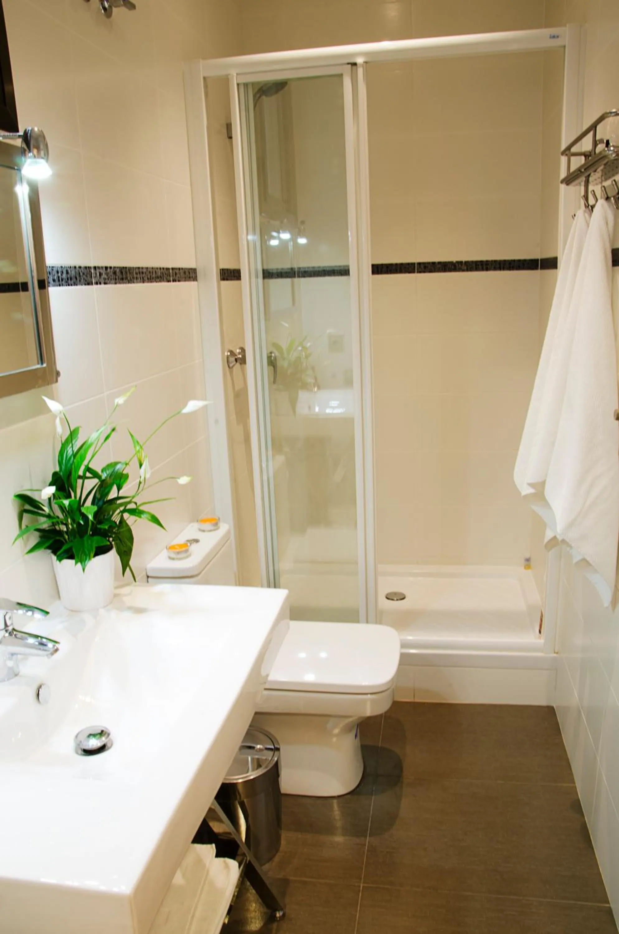 Bathroom in Hostal Excellence