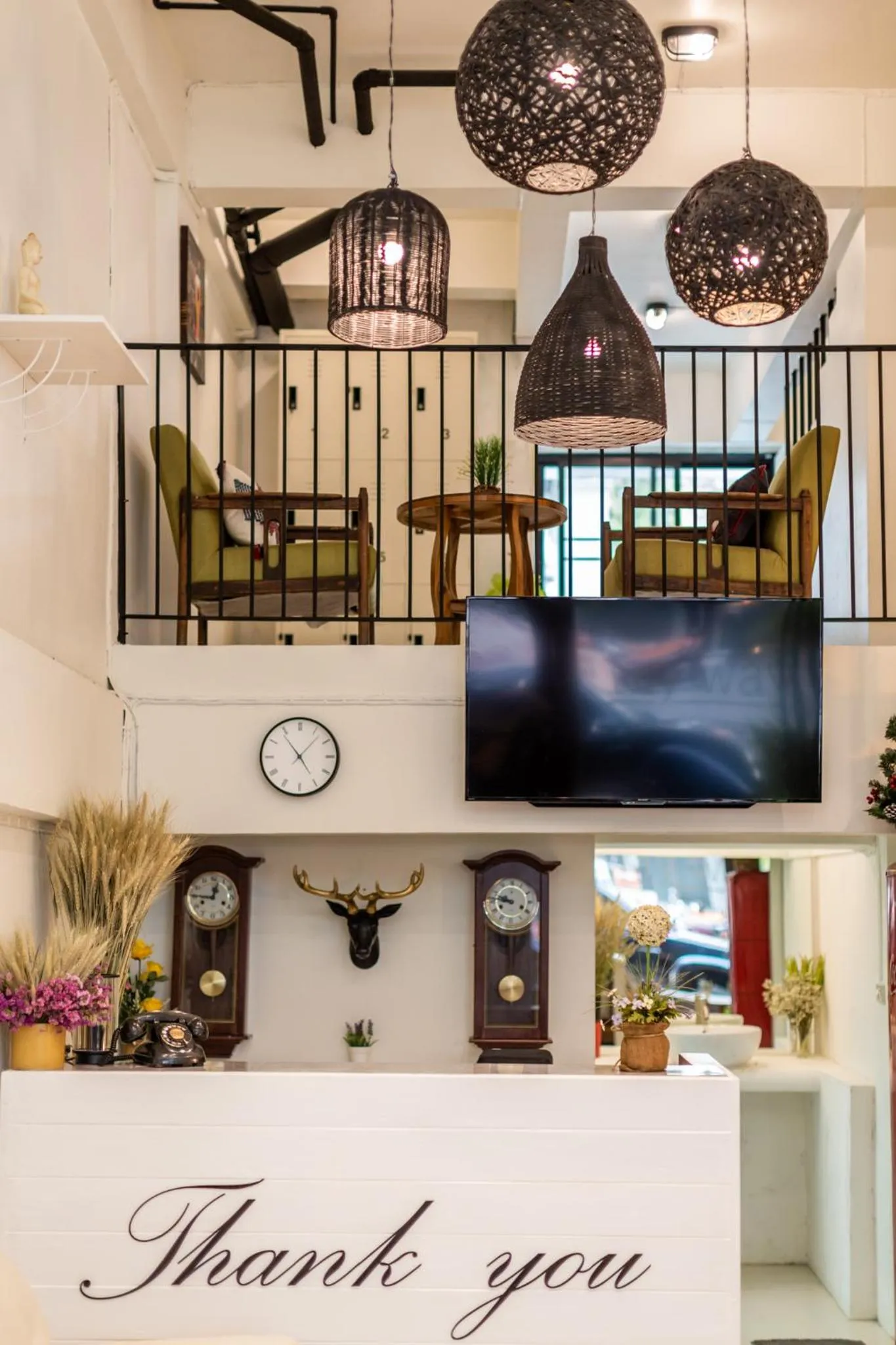 Lobby or reception in My Way Hostel Chiang Mai