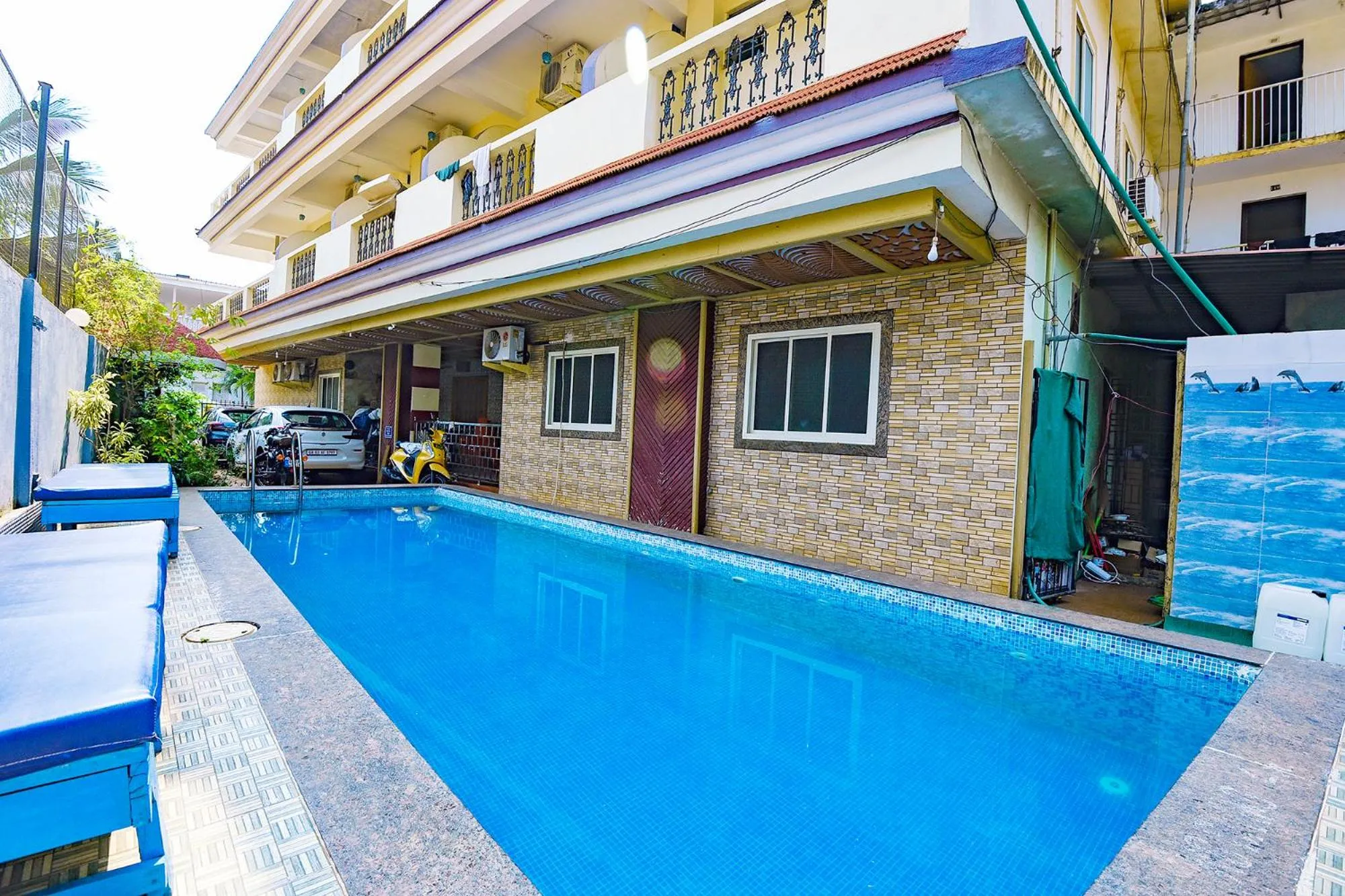 Swimming pool in FabHotel Benz Destination - 700m Candolim Beach