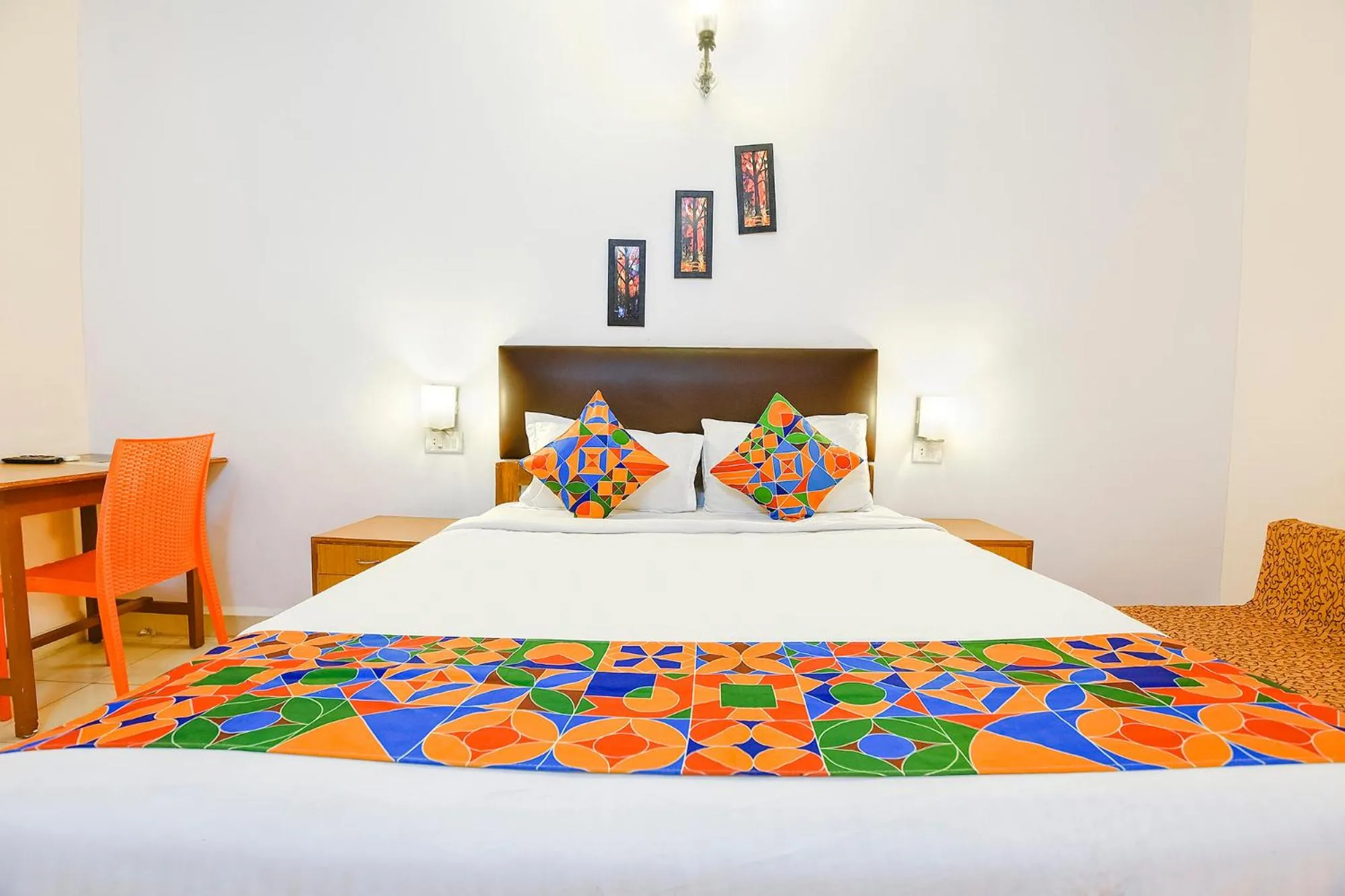 Bed in FabHotel Benz Destination - 700m Candolim Beach