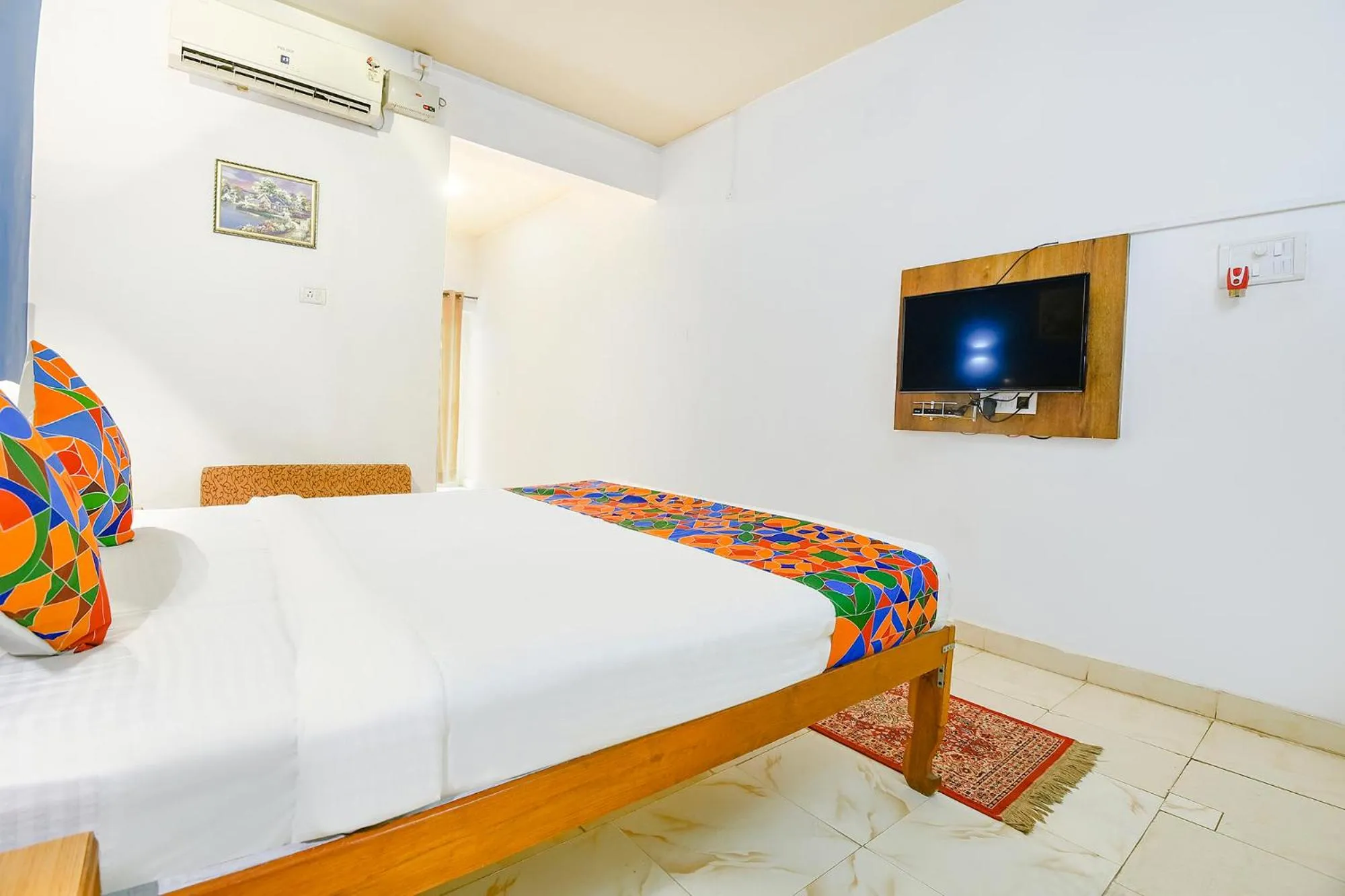 Bed in FabHotel Benz Destination - 700m Candolim Beach