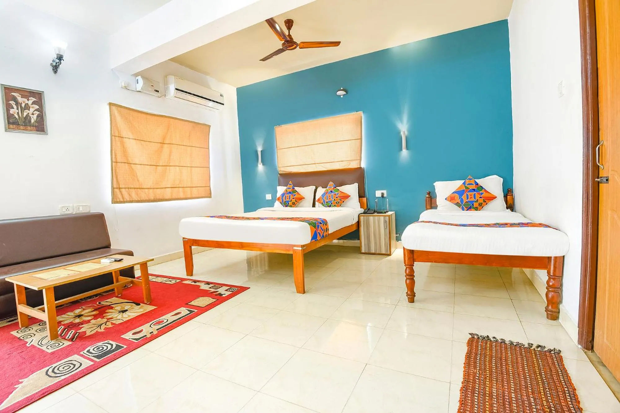 Bed in FabHotel Benz Destination - 700m Candolim Beach
