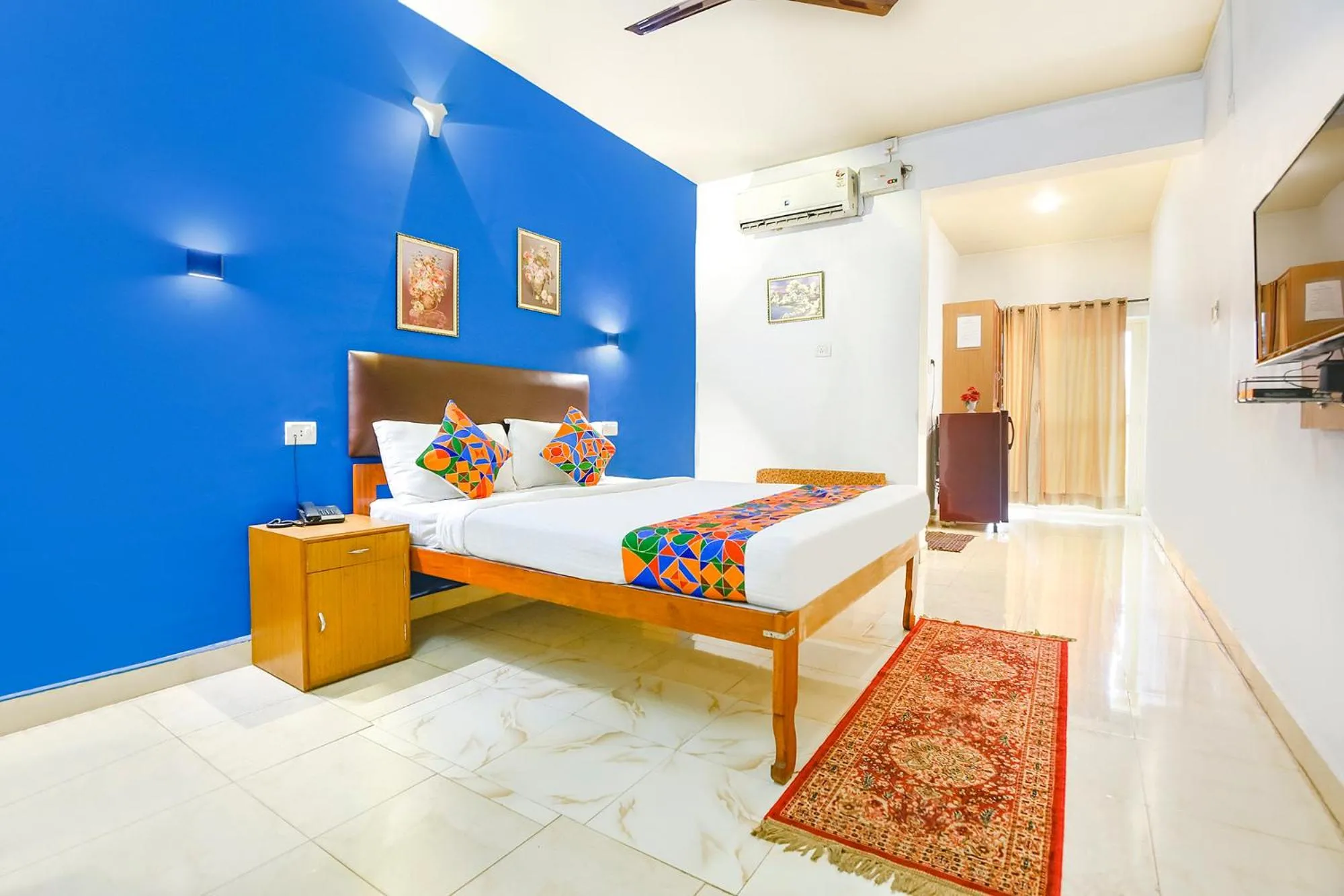 Bed in FabHotel Benz Destination - 700m Candolim Beach