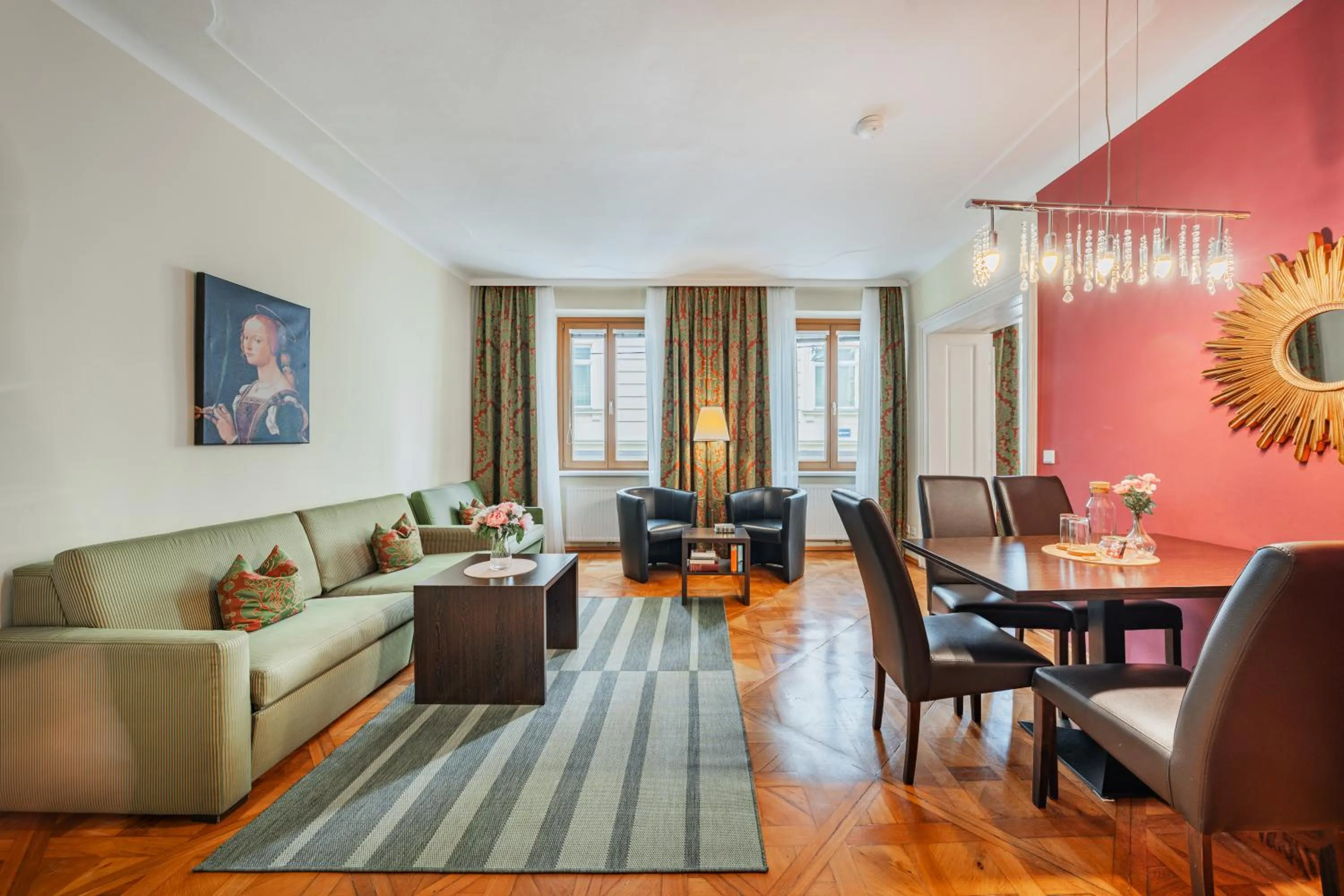 Living room in Serviced Apartments Josefstadt City