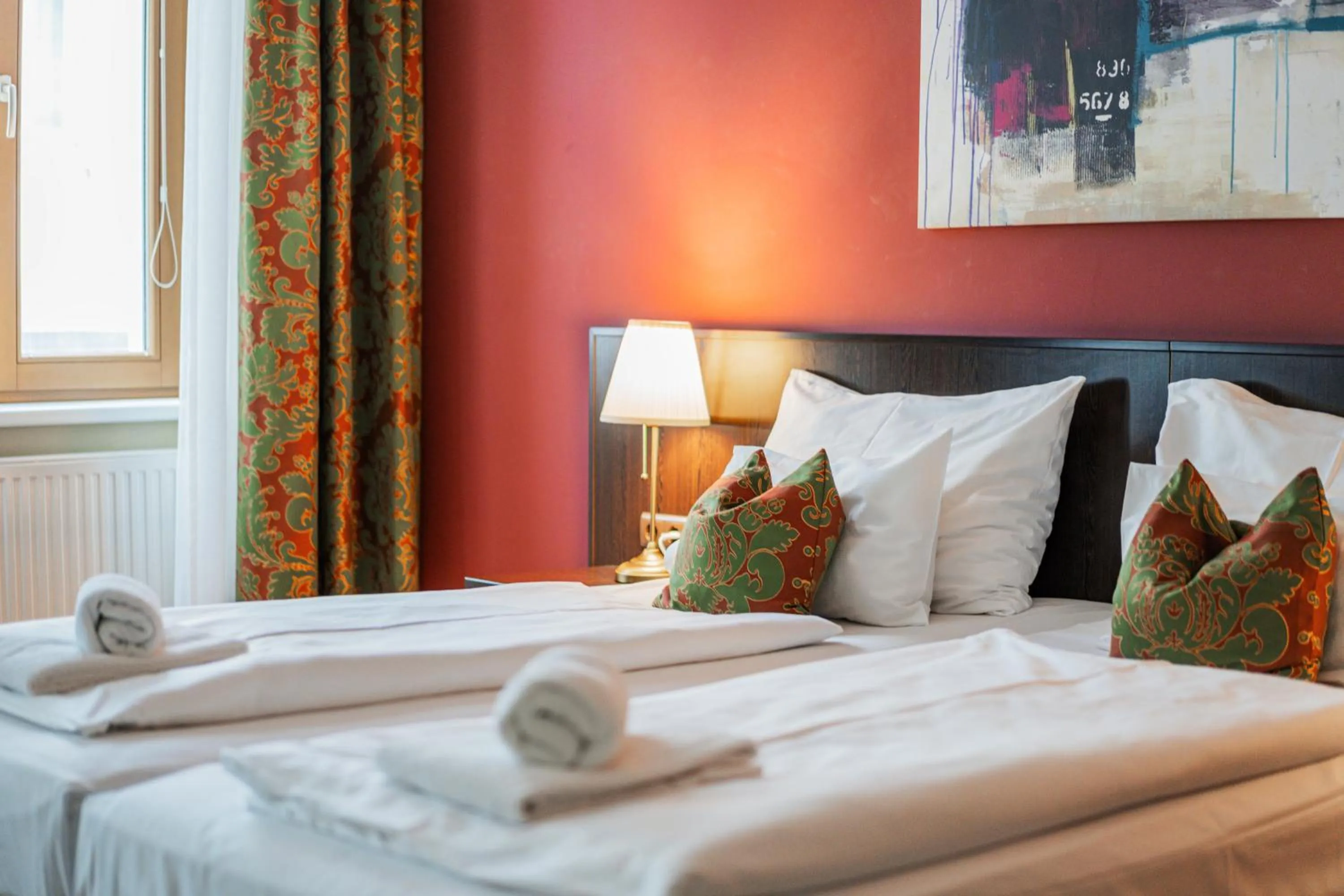 Bedroom, Bed in Serviced Apartments Josefstadt City