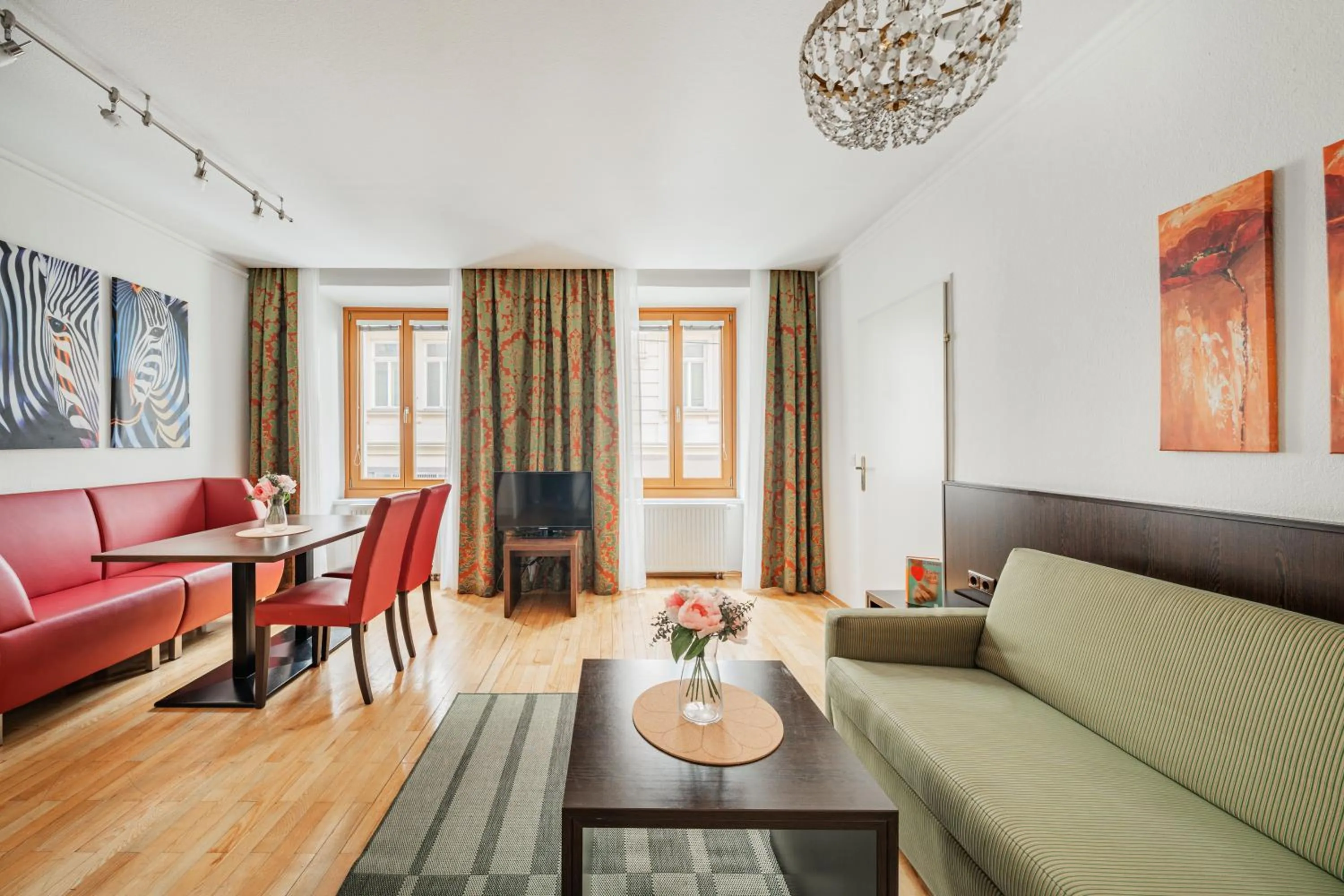Living room in Serviced Apartments Josefstadt City