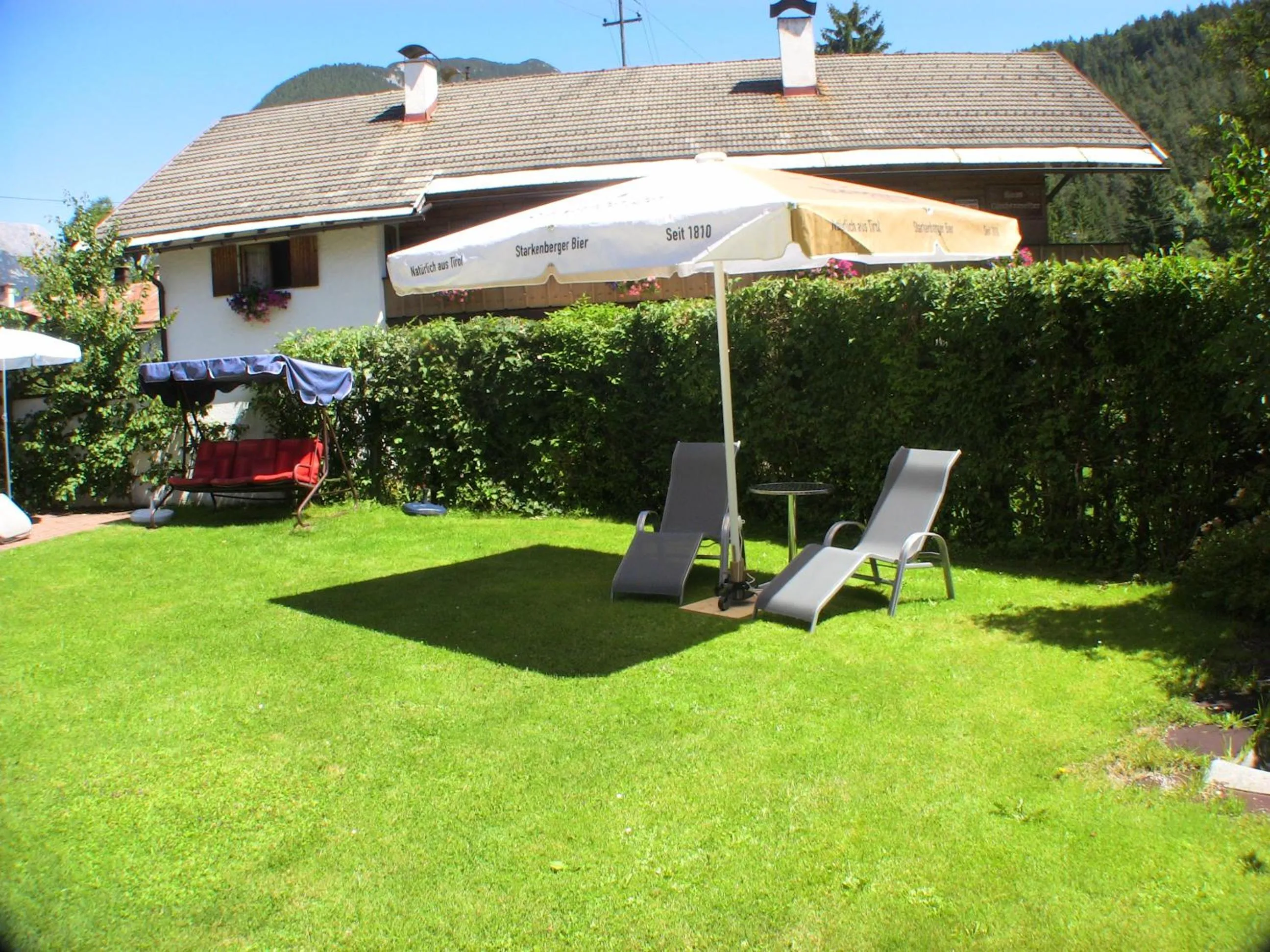 Garden in Bergfrieden Leutasch/Seefeld