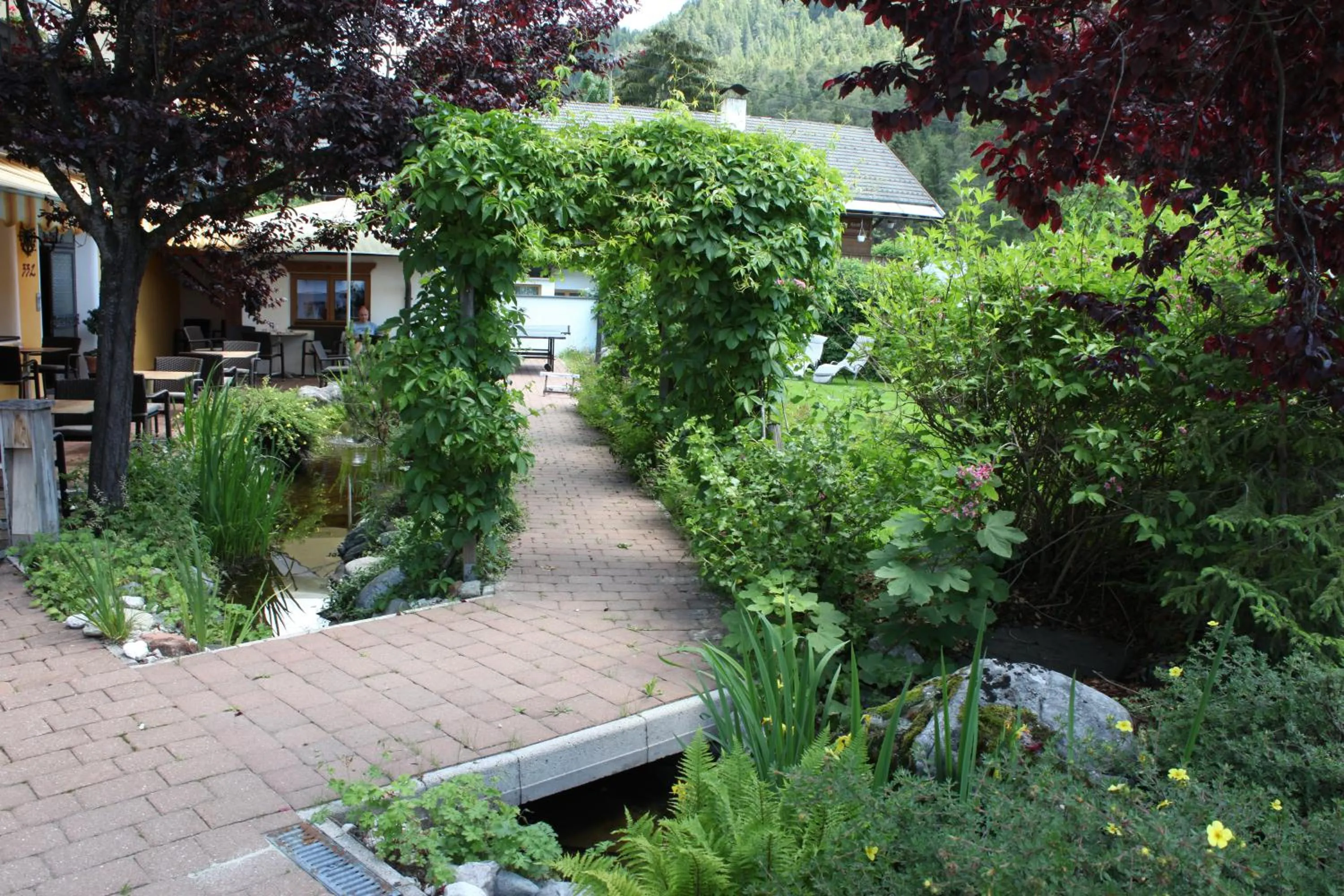 Garden in Bergfrieden Leutasch/Seefeld