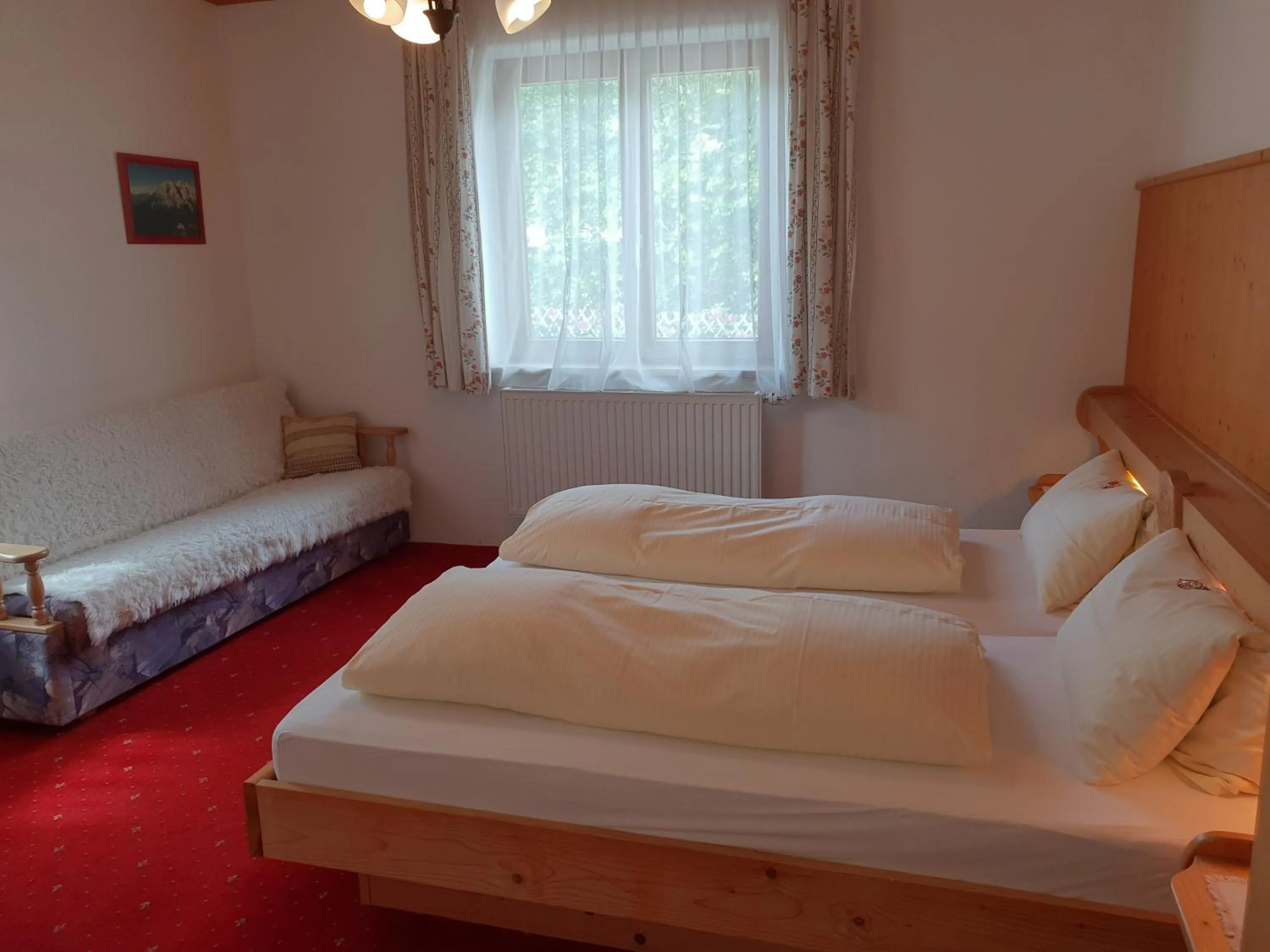 Seating area, Bed in Bergfrieden Leutasch/Seefeld
