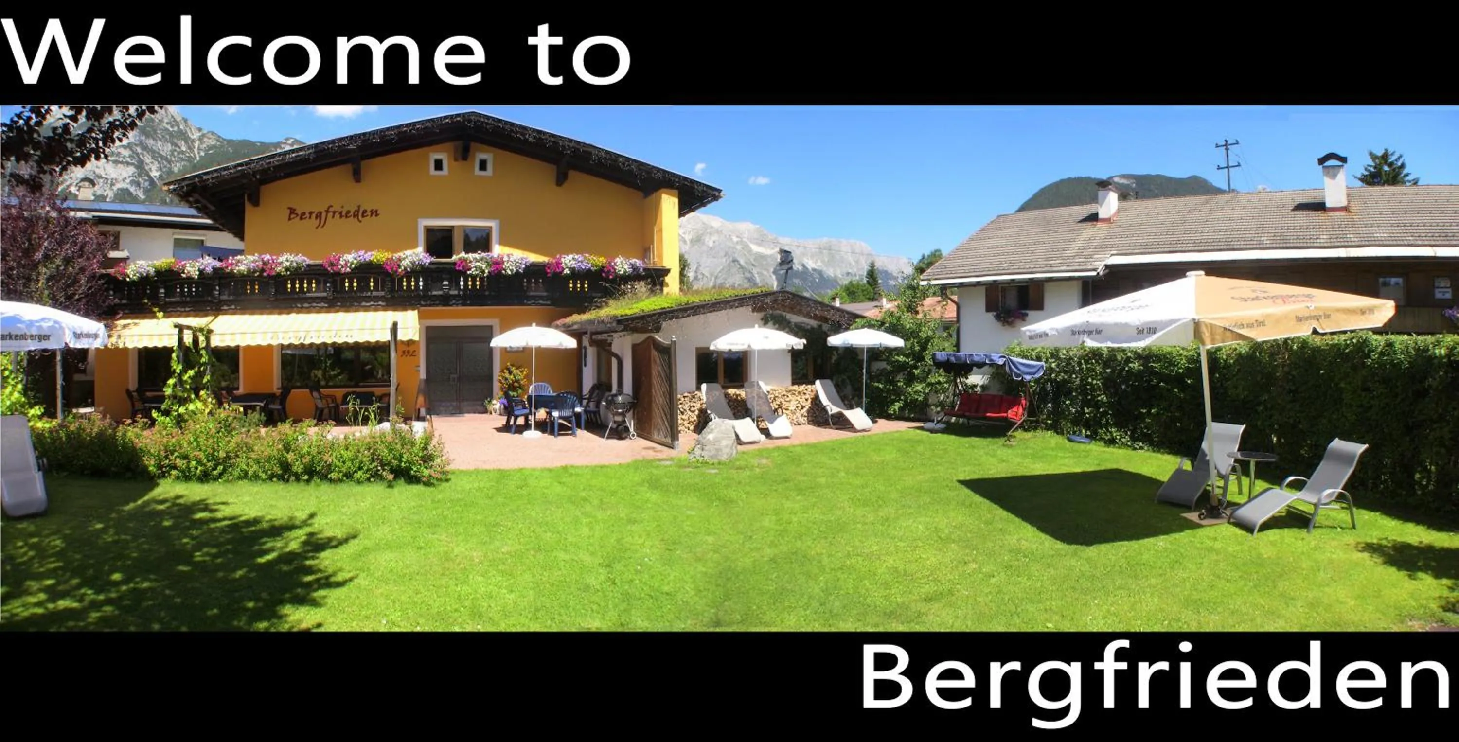 Patio in Bergfrieden Leutasch/Seefeld