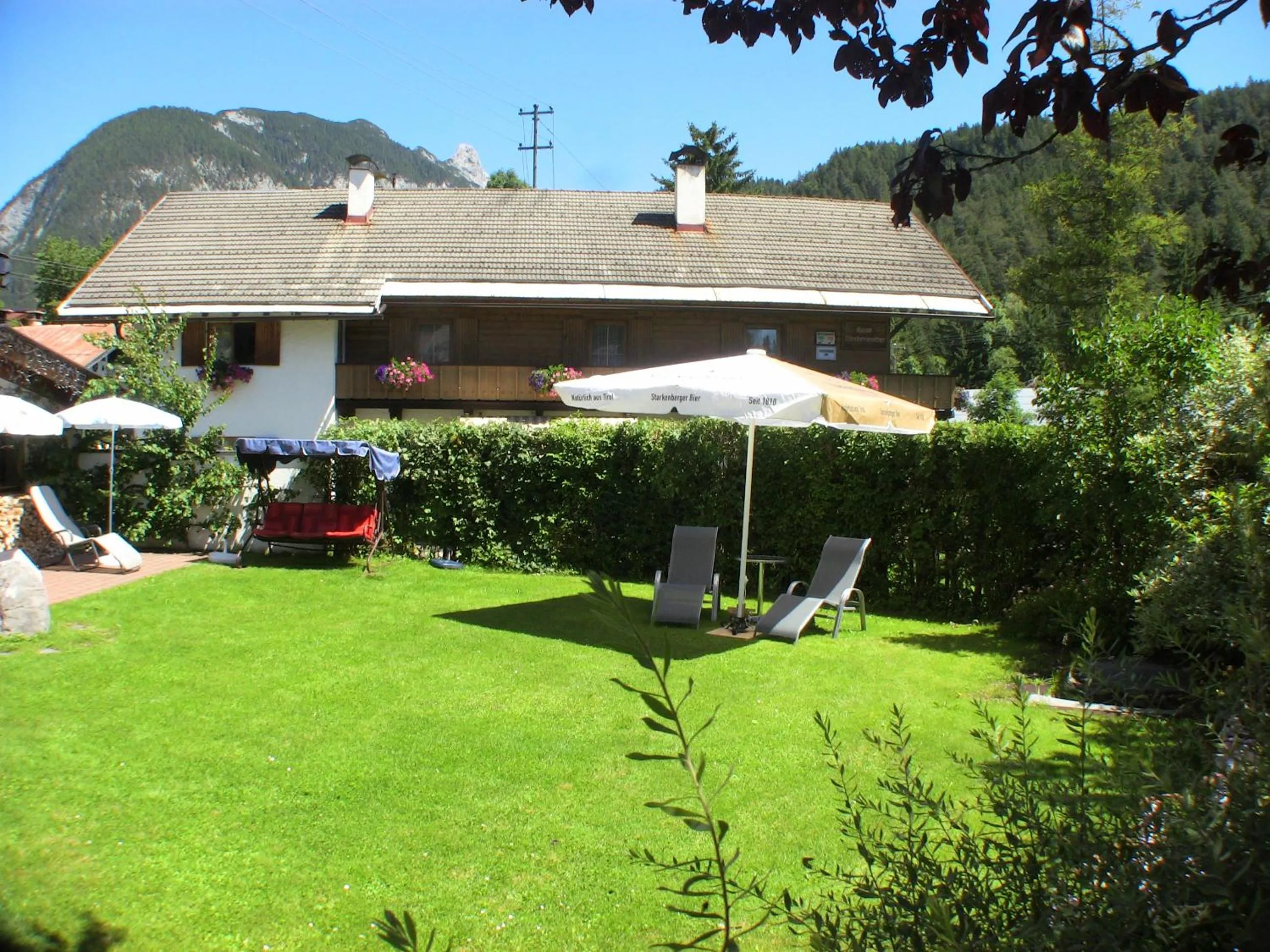 Garden in Bergfrieden Leutasch/Seefeld