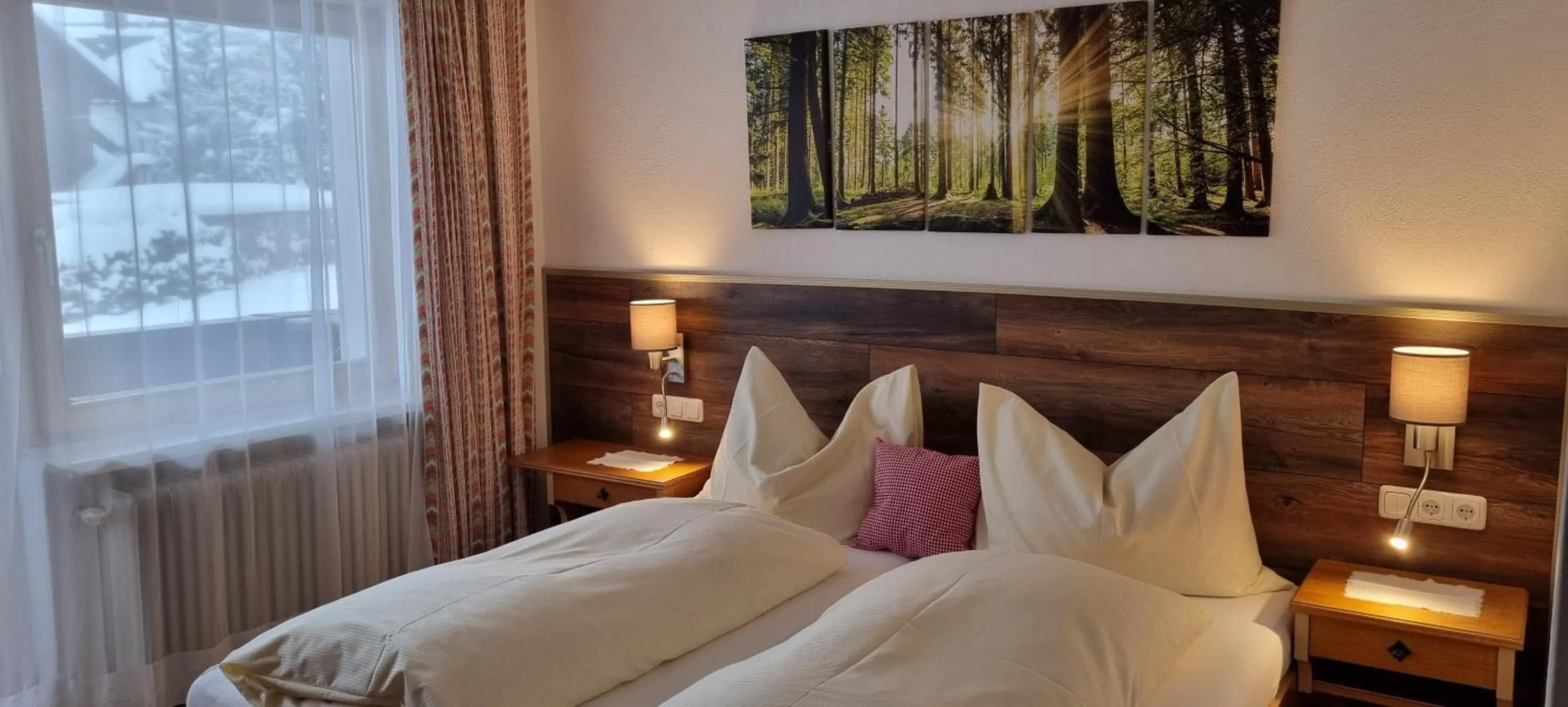 Bed in Bergfrieden Leutasch/Seefeld