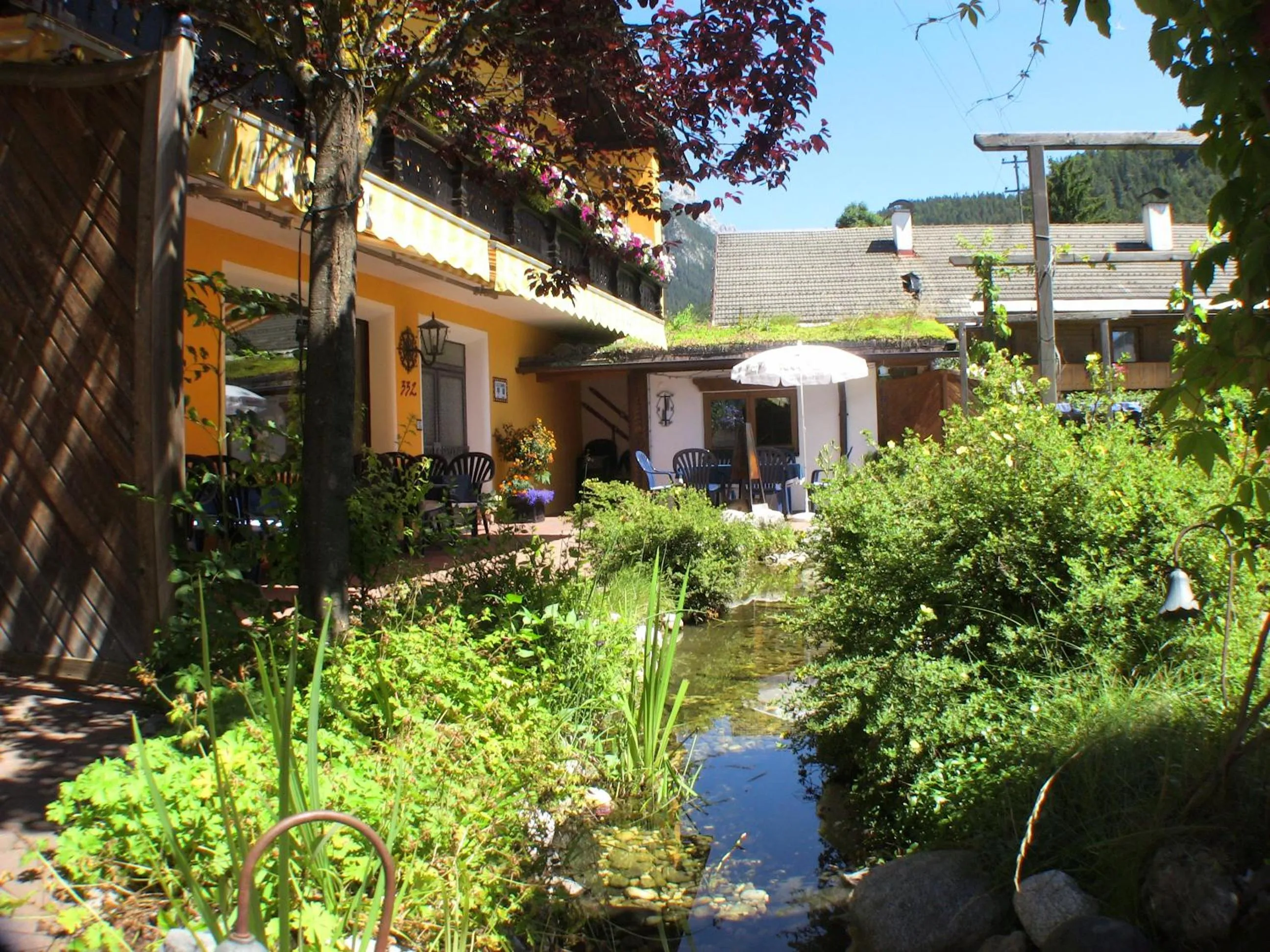 Garden in Bergfrieden Leutasch/Seefeld