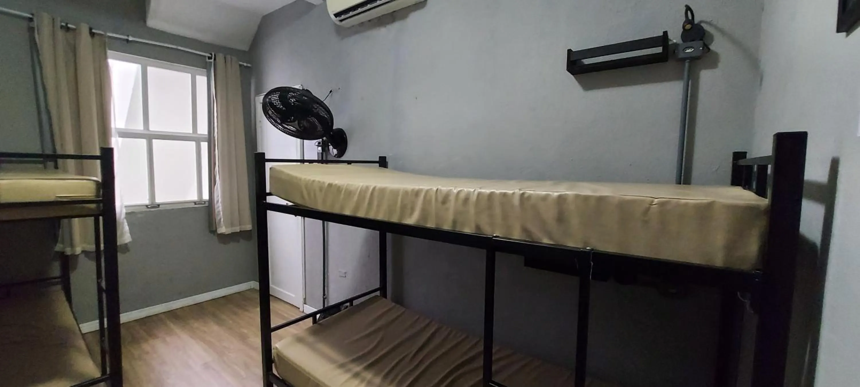 fireplace in Hostel Leblon