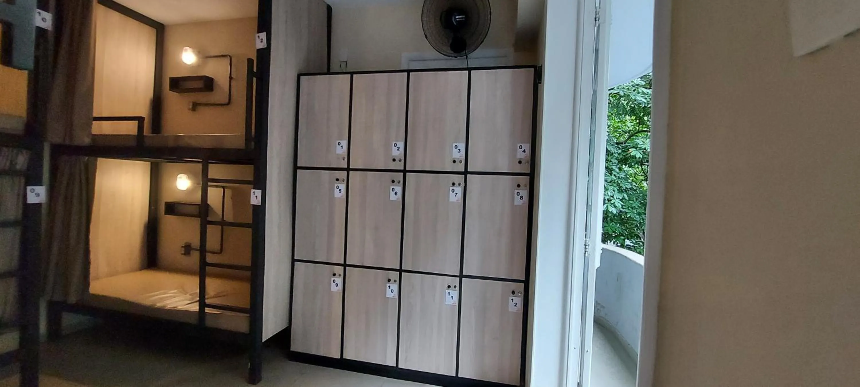 fireplace in Hostel Leblon