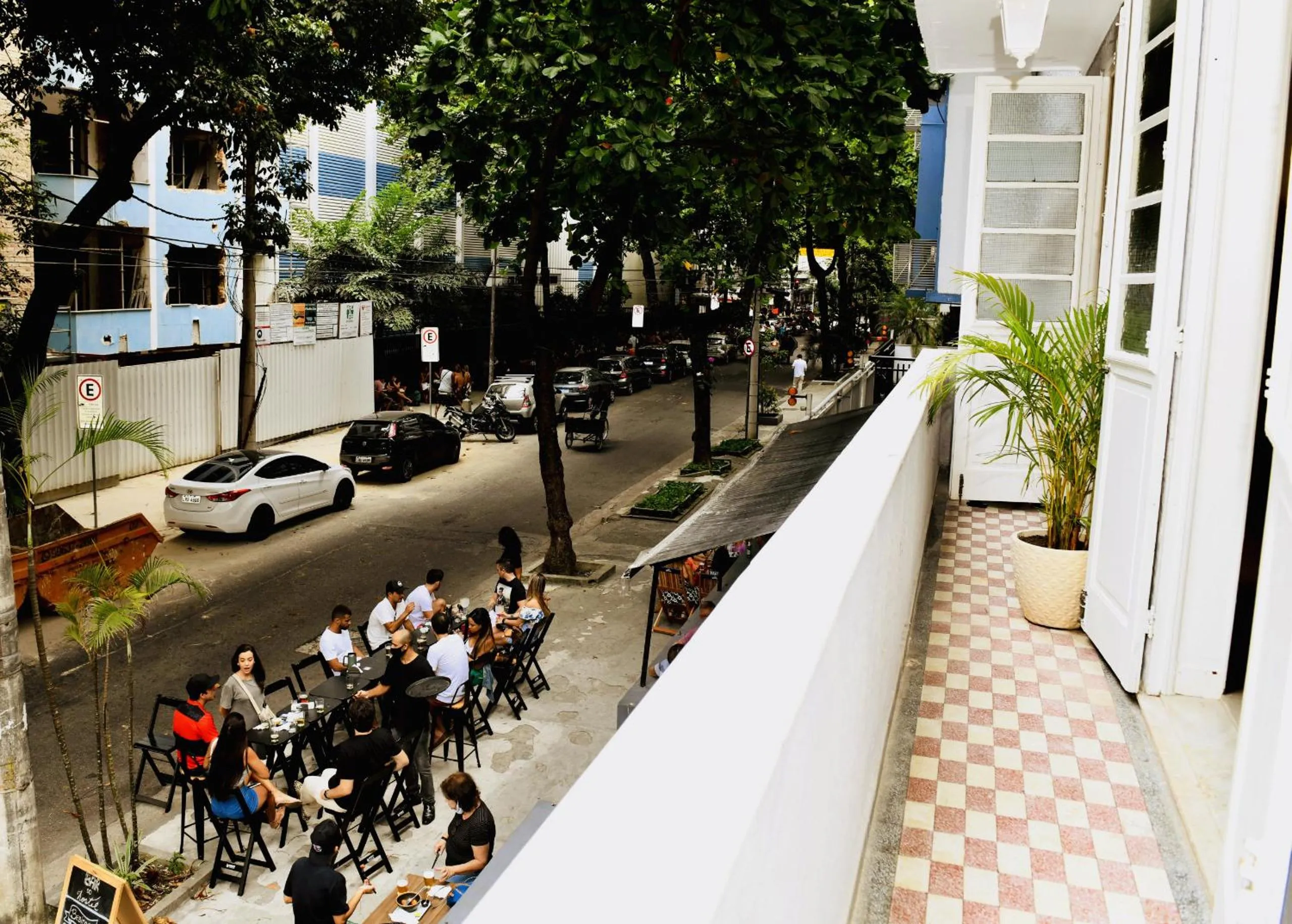 Balcony/Terrace in Hostel Leblon