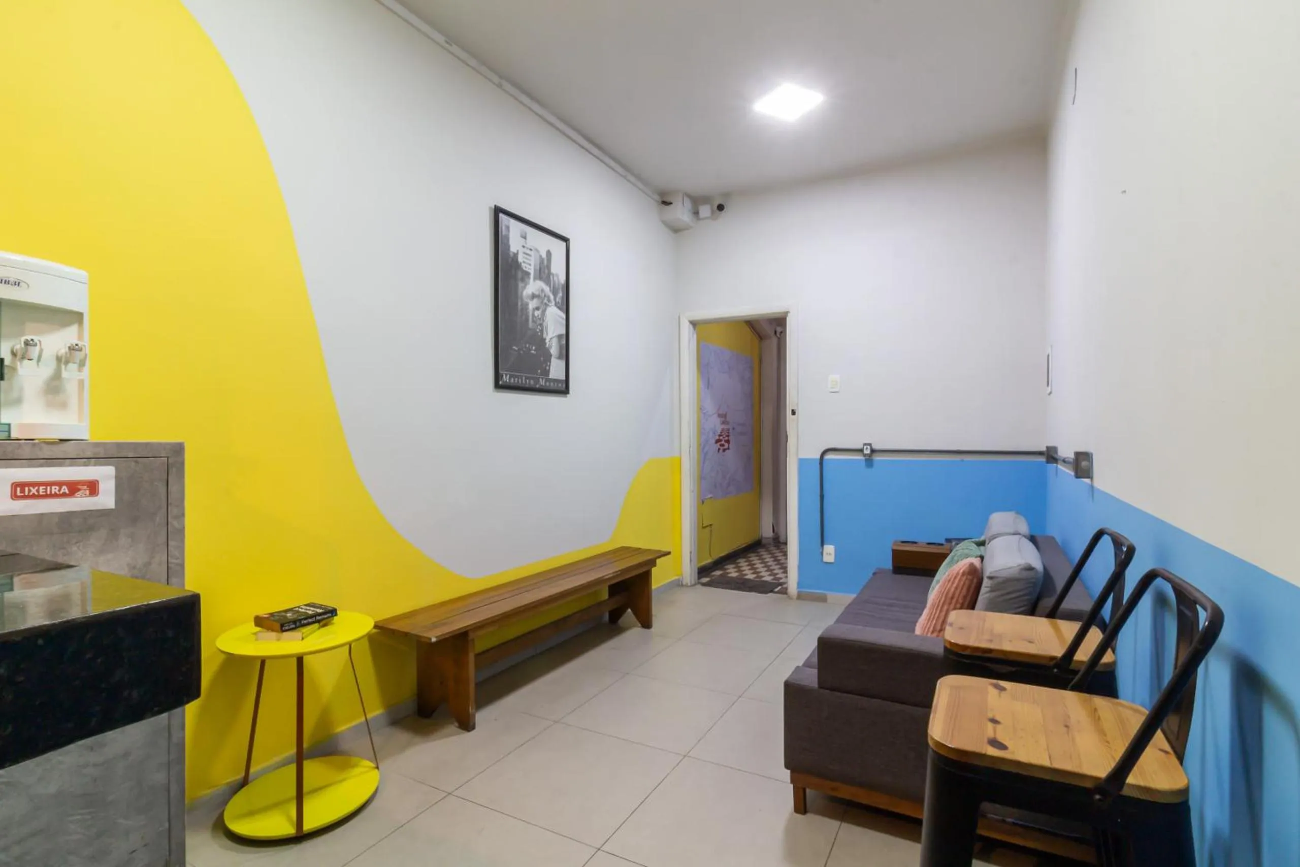Lobby or reception in Hostel Leblon