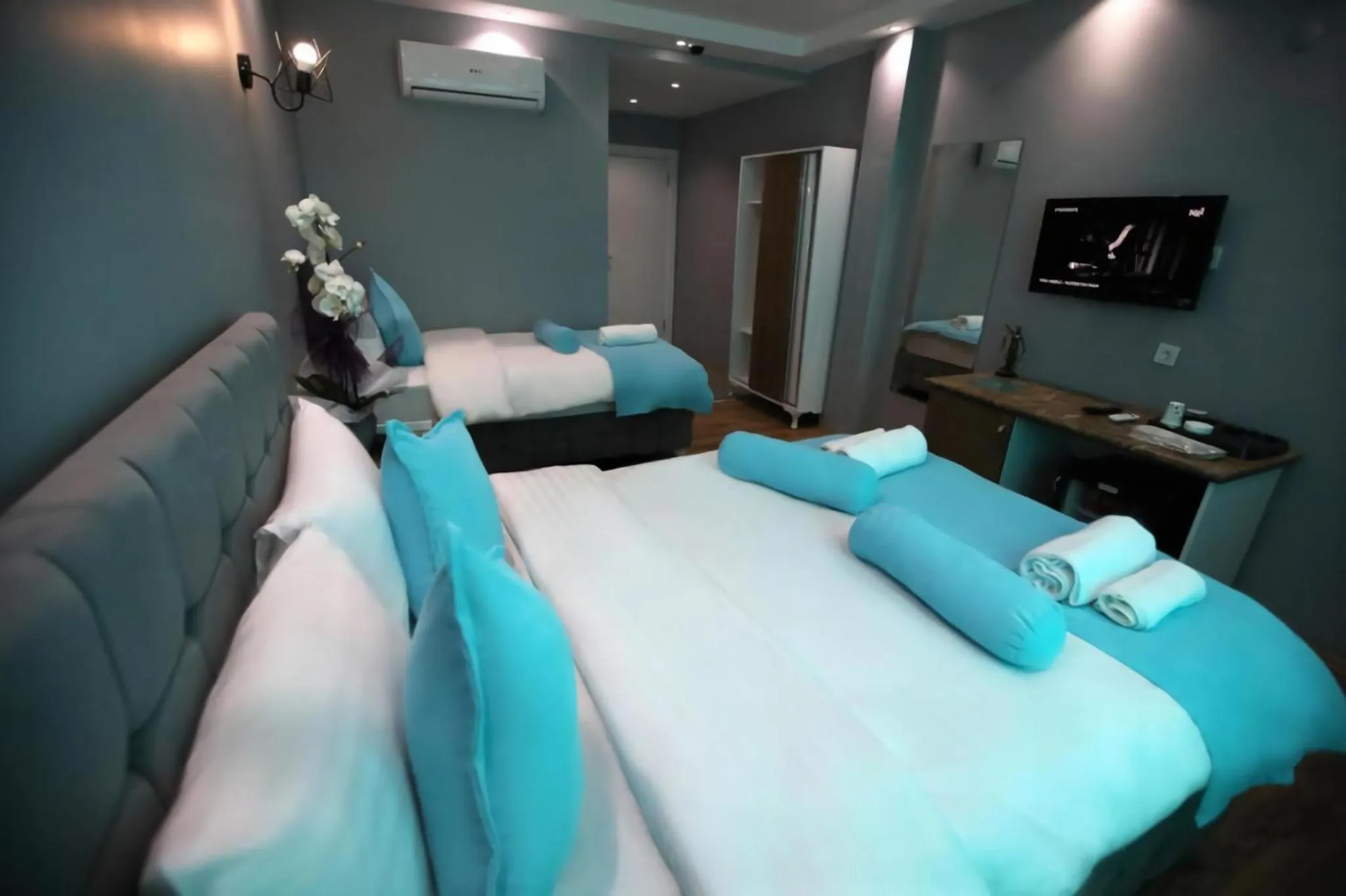 Bed in Grand Atakum Boutıque Hotel