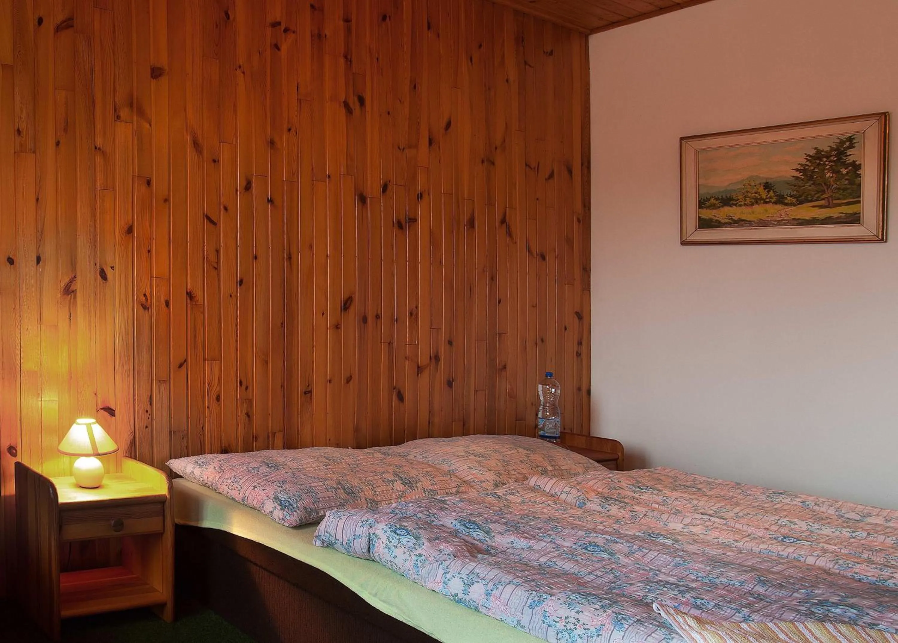 Bed in Lovecký hotel Jívák