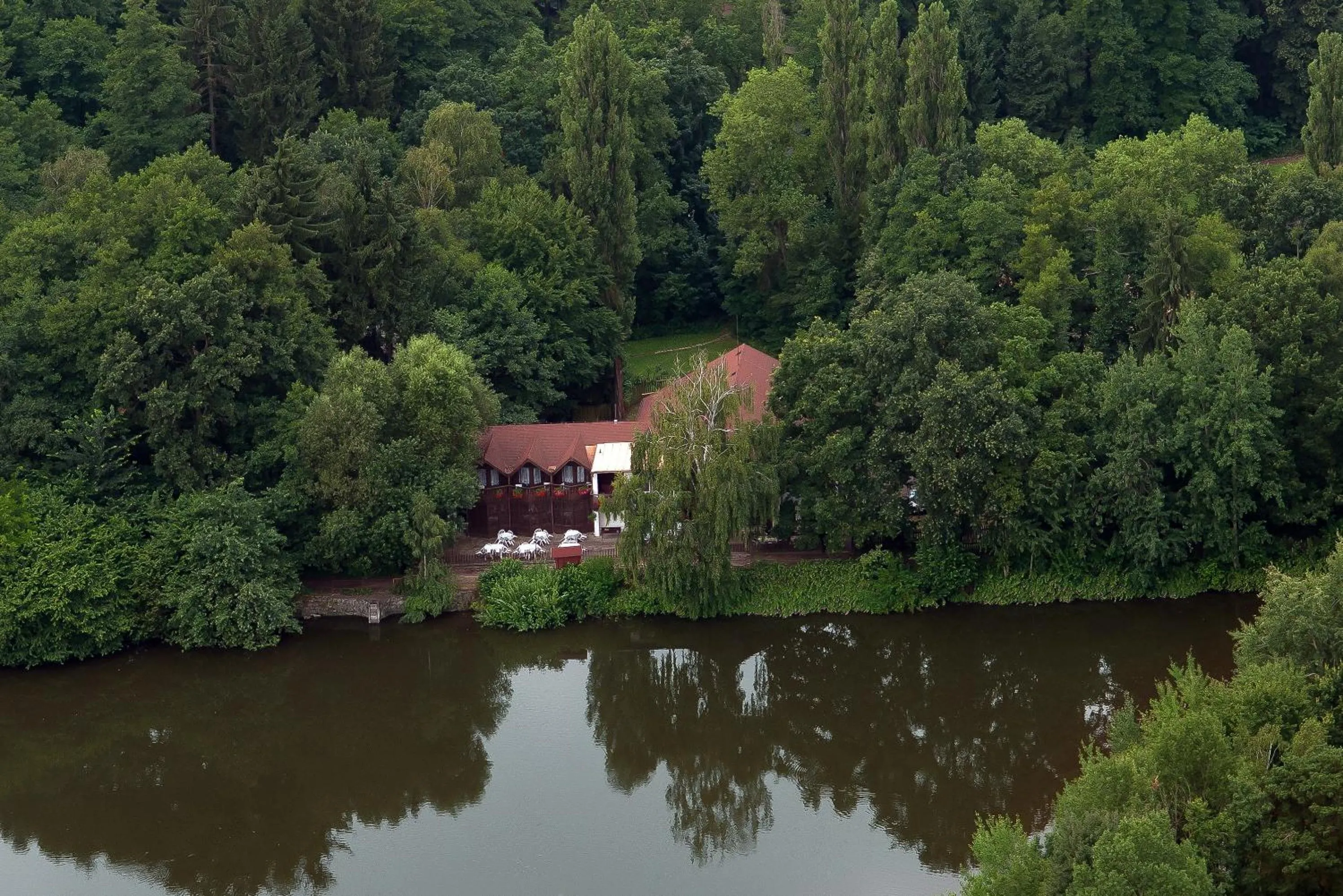 Bird's eye view in Lovecký hotel Jívák