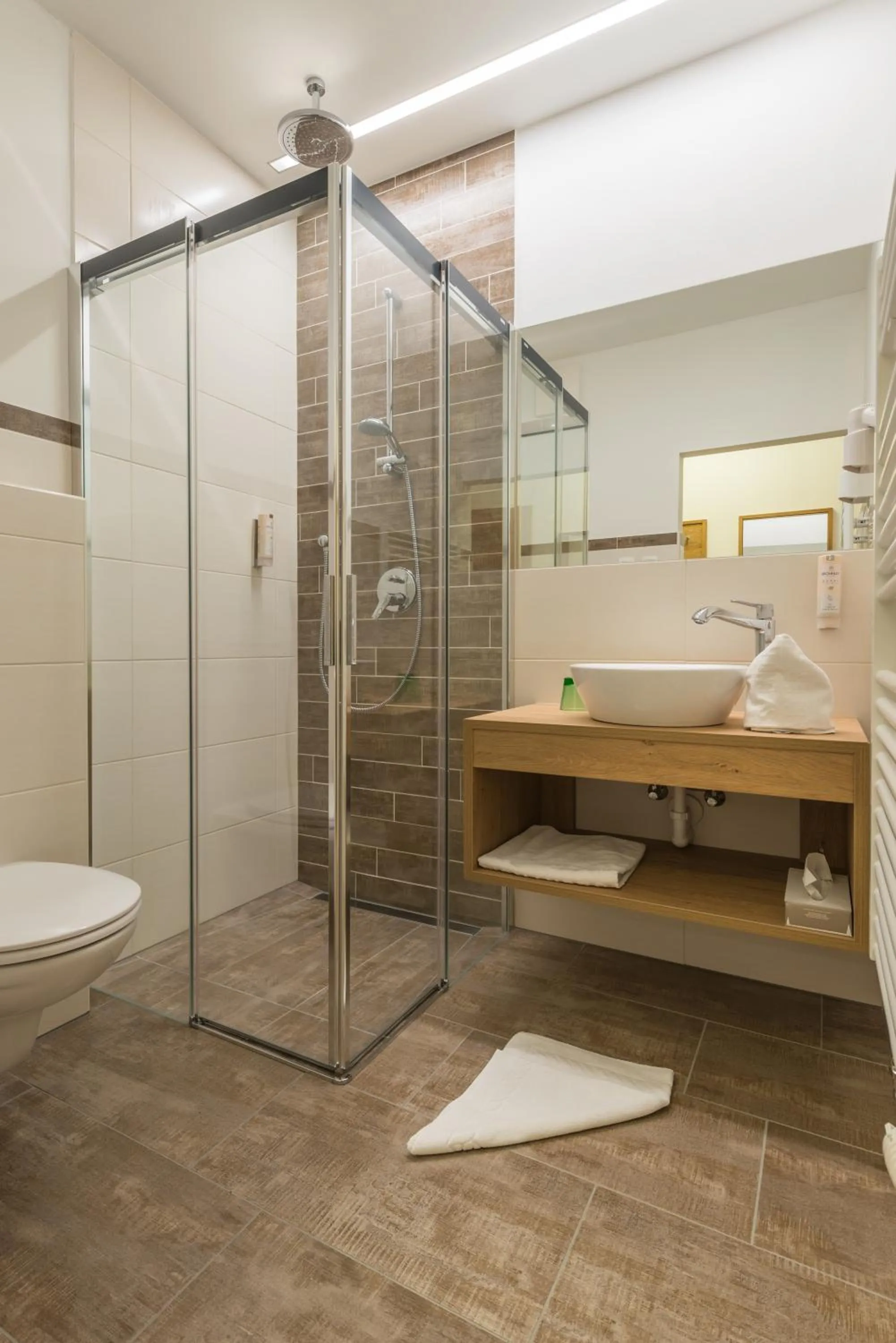 Shower in Posthotel Radstadt