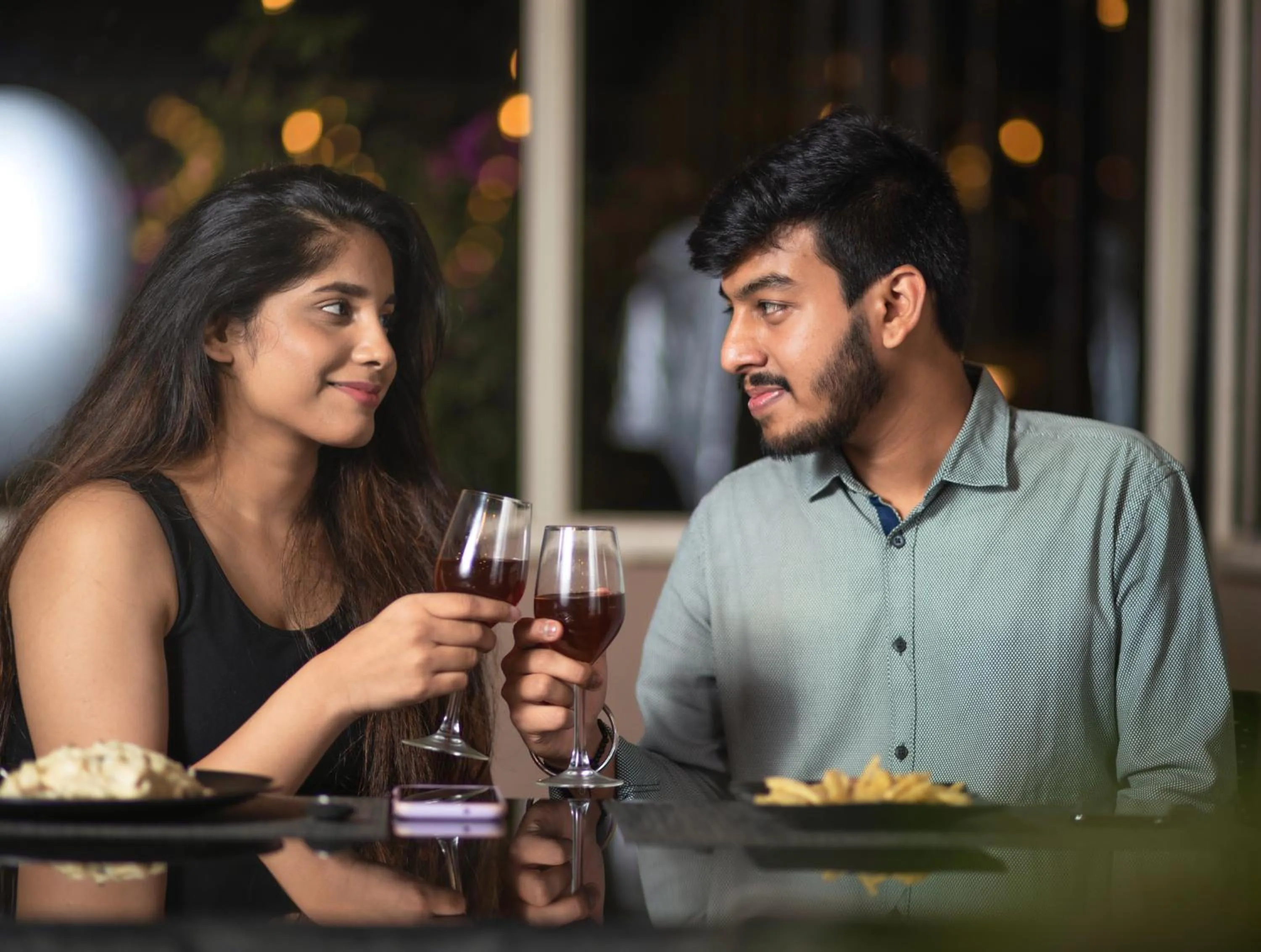 People in Blizzard Resort