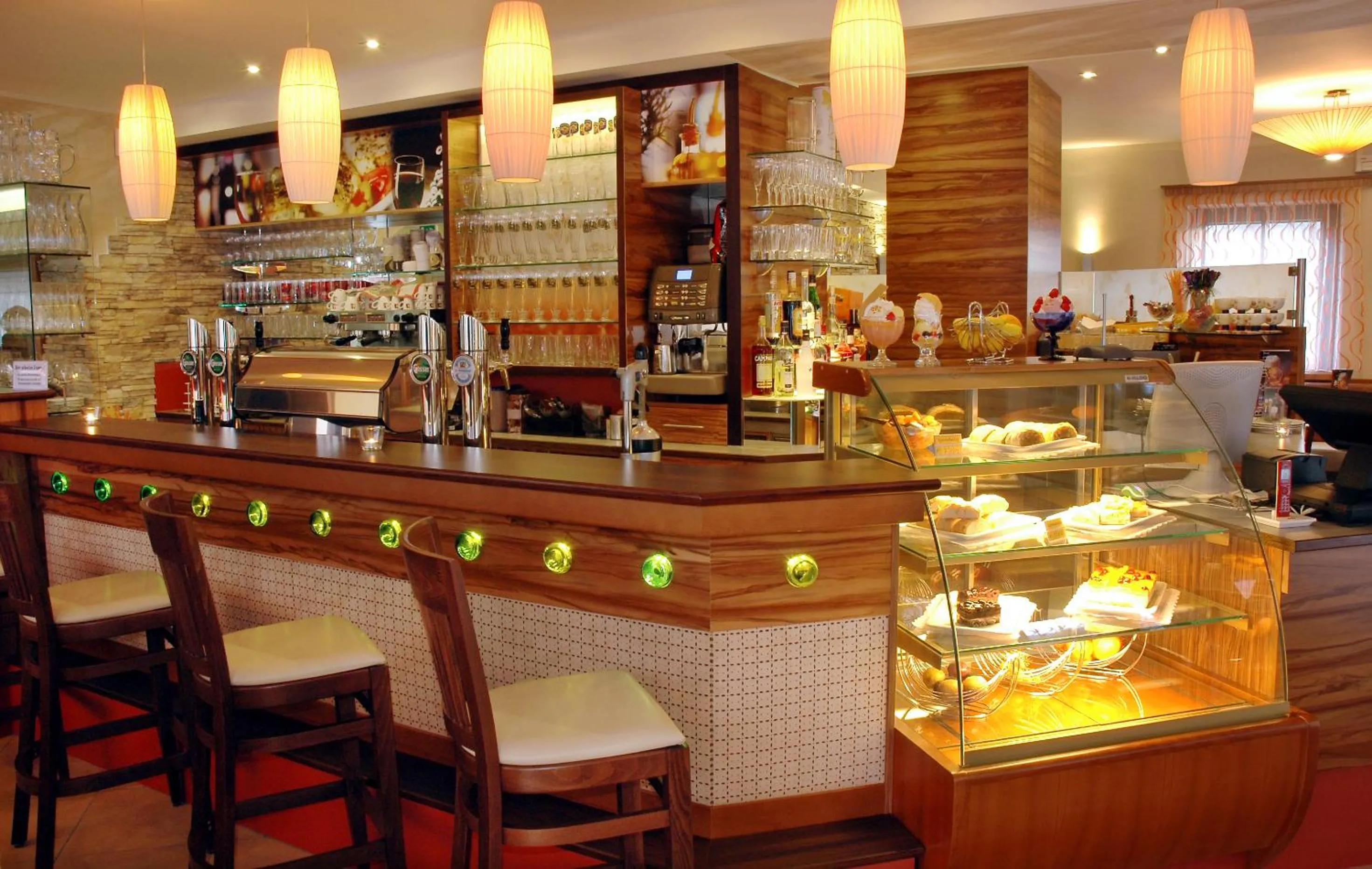 Lounge or bar in Gästehaus Krappinger/Pizzeria Mamma Mia